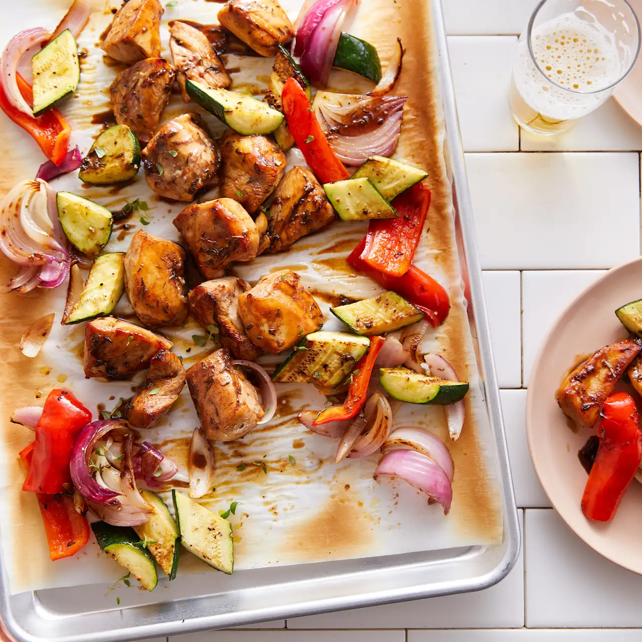 Sheet Pan Honey Balsamic Chicken and Vegetables cover