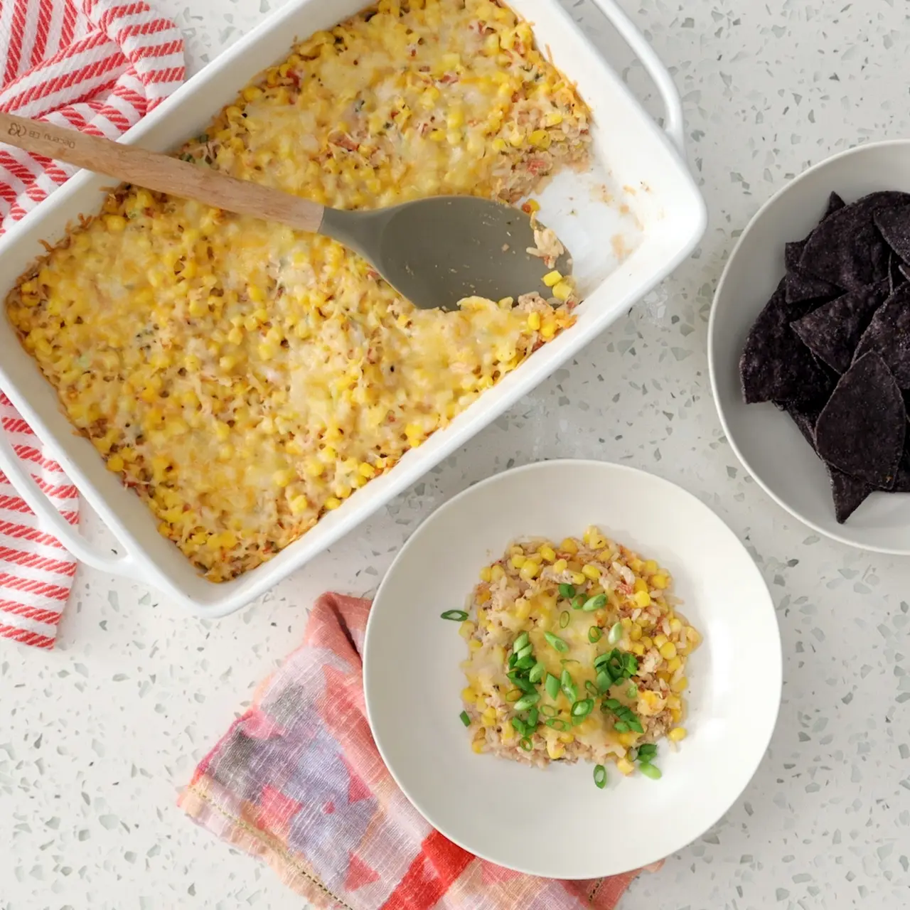 Easy Mexican Corn and Rice Casserole cover