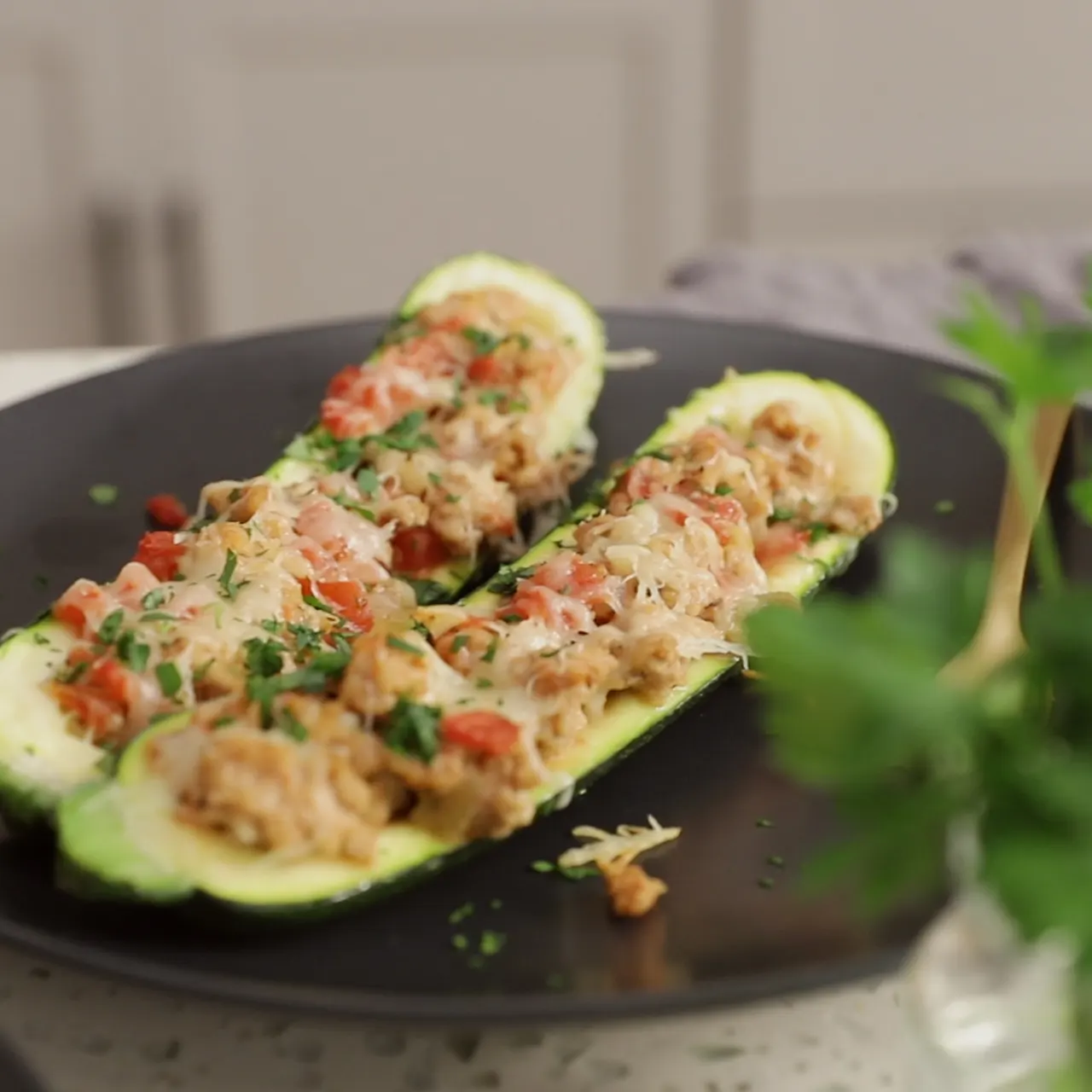 Grain-Free Zucchini Boats cover