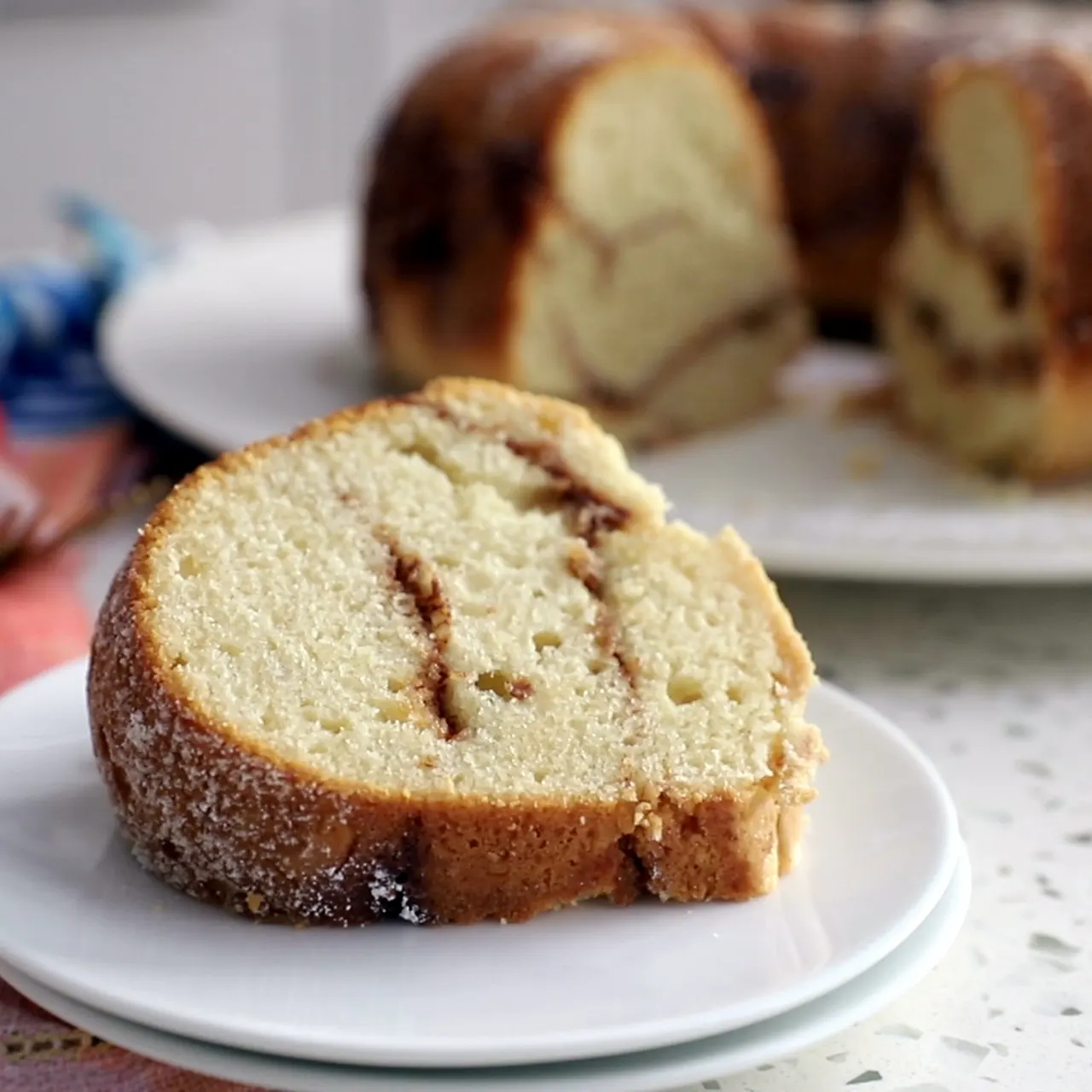 Cinnamon Swirl Sour Cream Bundt Cake