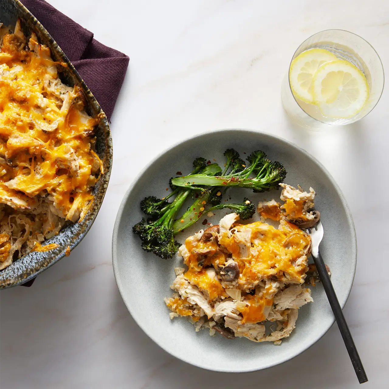 Keto Chicken and Cauliflower "Rice" Casserole cover