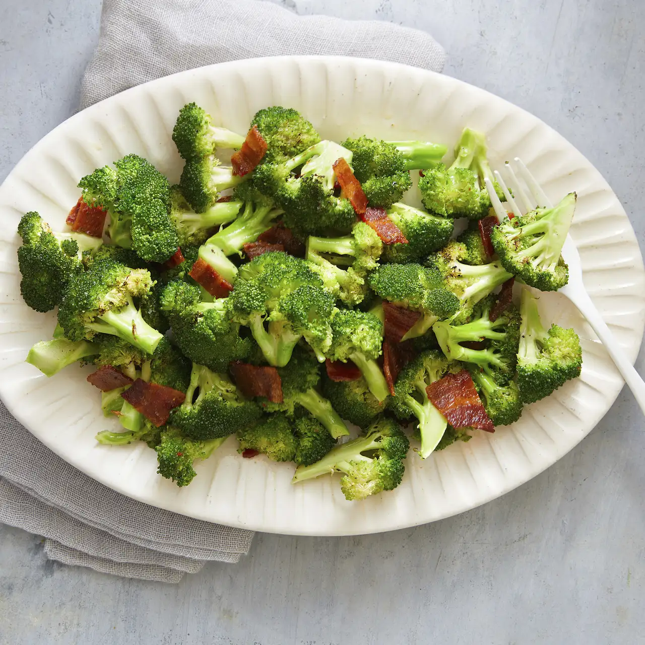 Bacon Roasted Broccoli cover