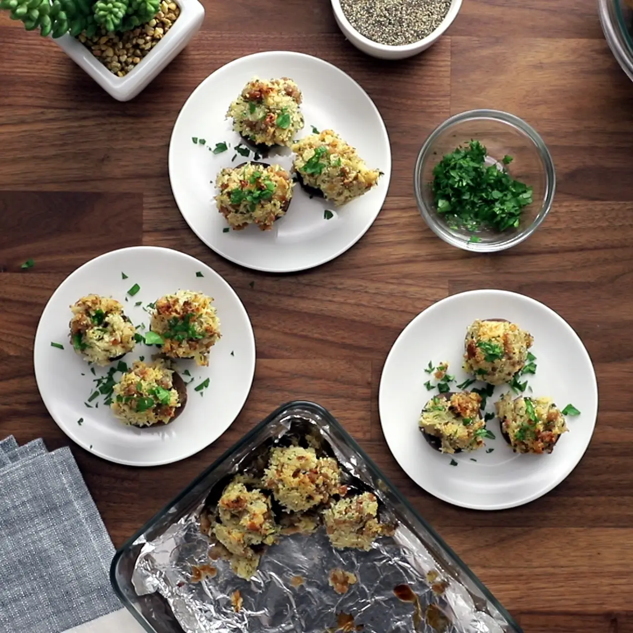 Italian Sausage-Stuffed Mushrooms cover