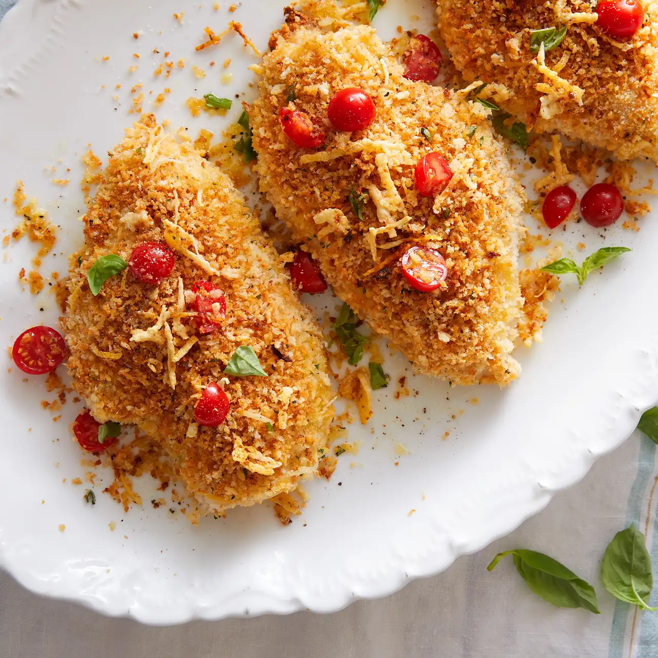 Crispy Panko-Parmesan Chicken Breasts cover
