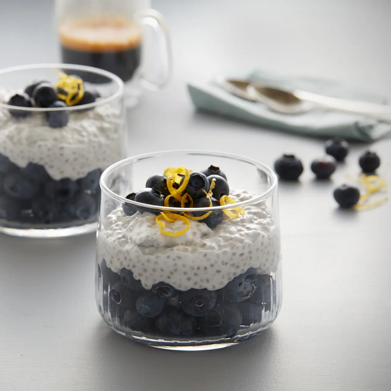 Blueberry-Lemon Chia Pudding