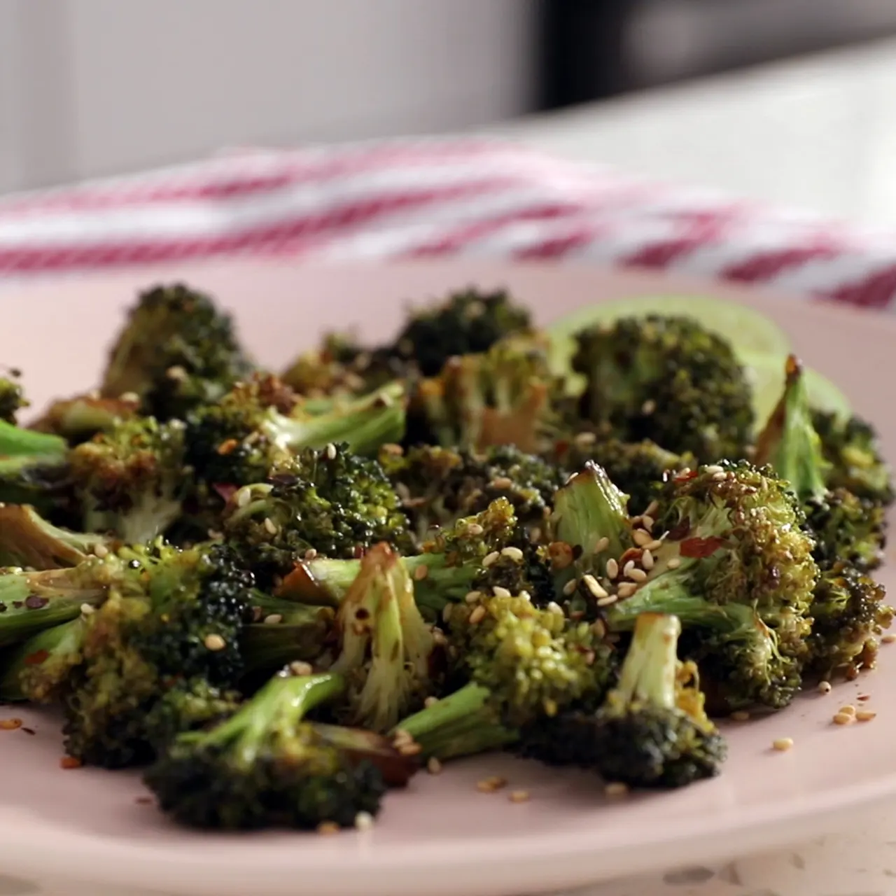Asian Sesame Roasted Broccoli cover