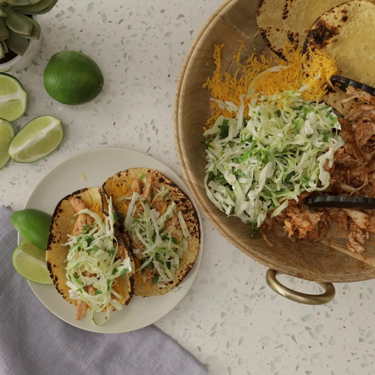 Sheet Pan Barbecue Chicken Tacos cover