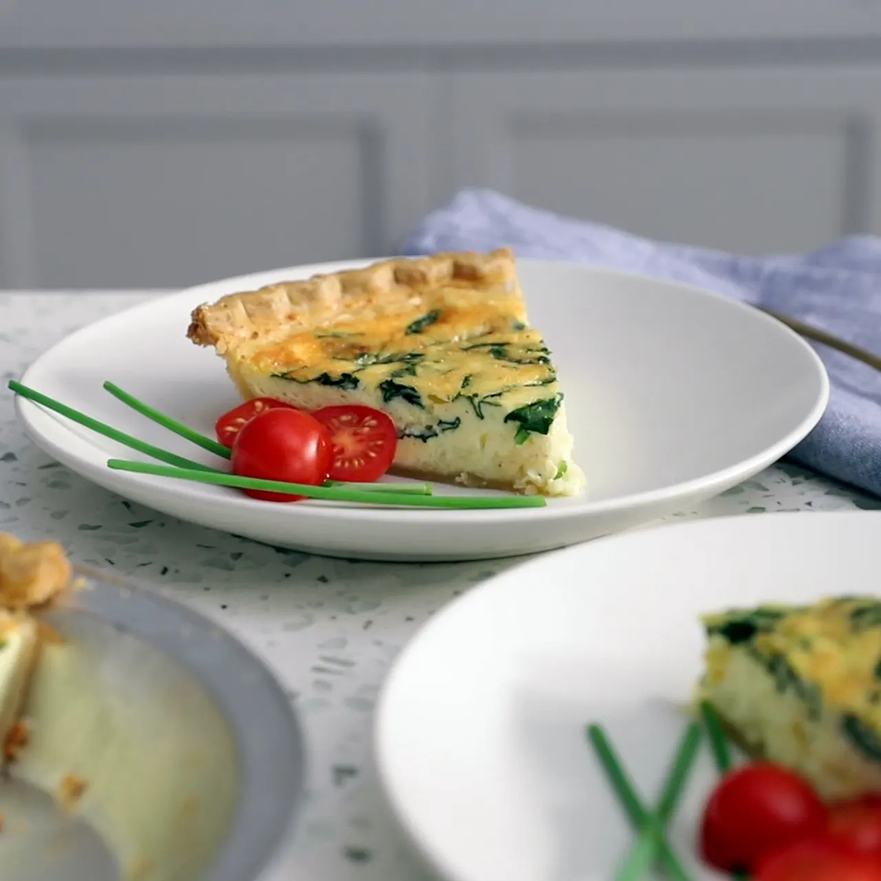 Spinach and Cheese Quiche cover