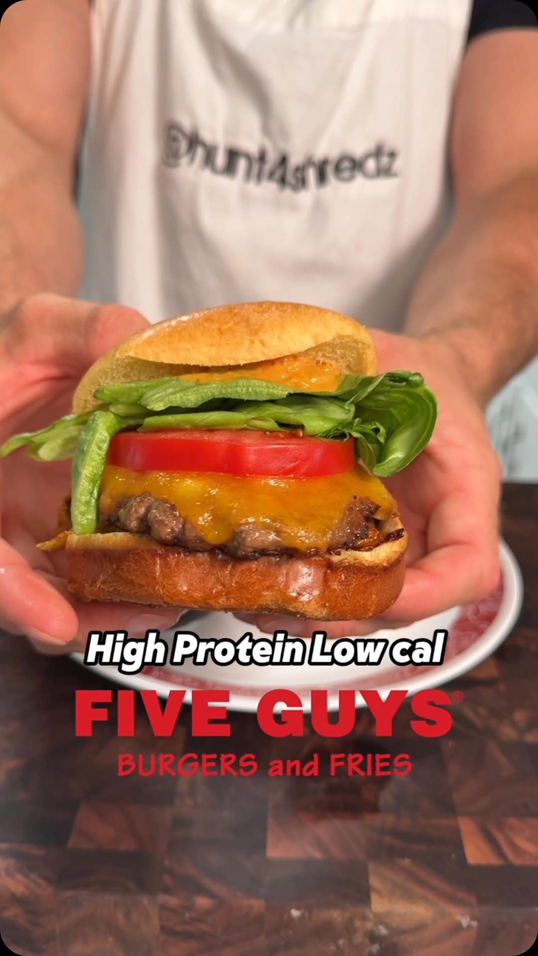 High Protein Low Cal Five Guys Burgers and Fries
