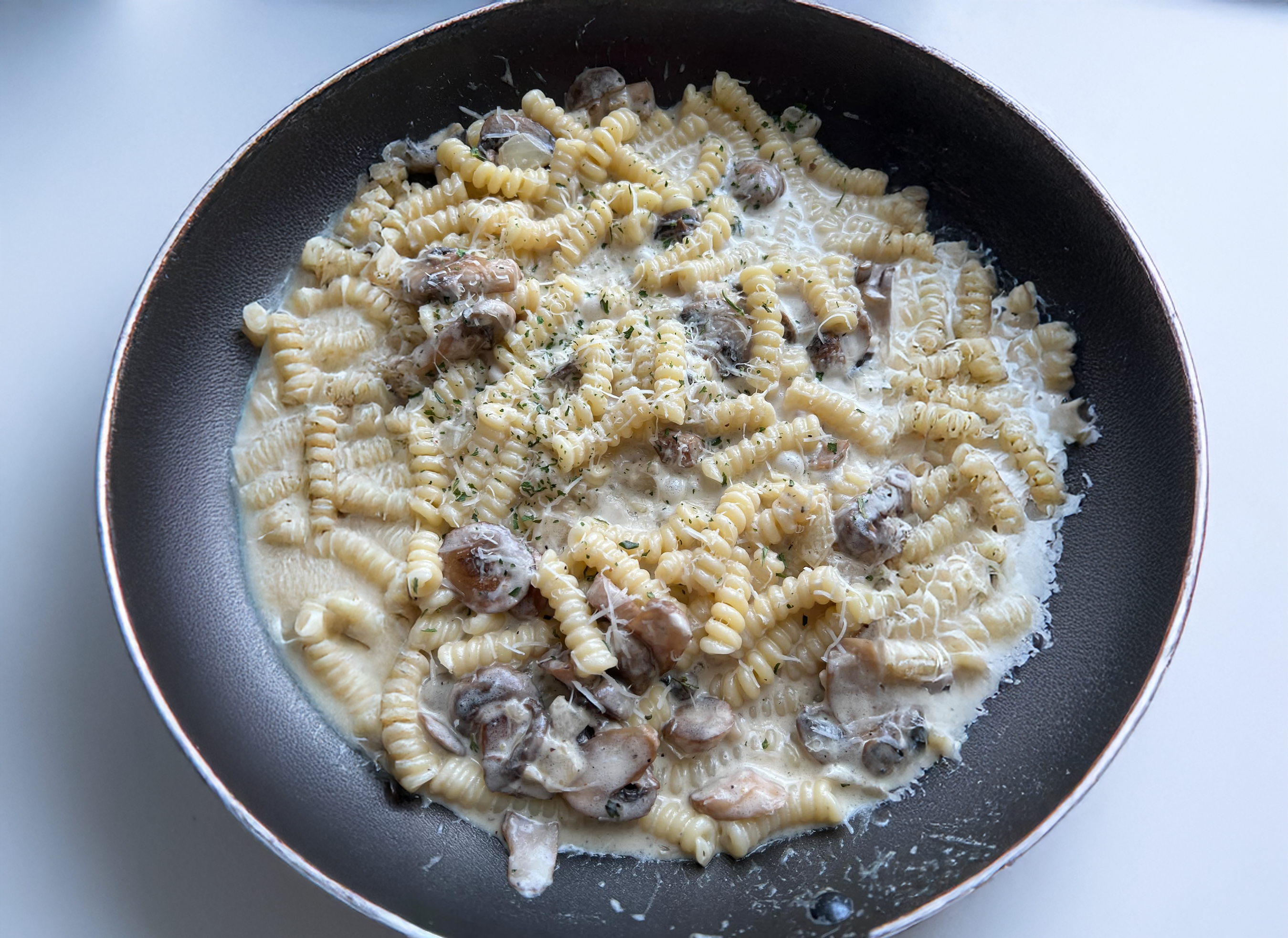 Truffle Mushroom Cream Pasta