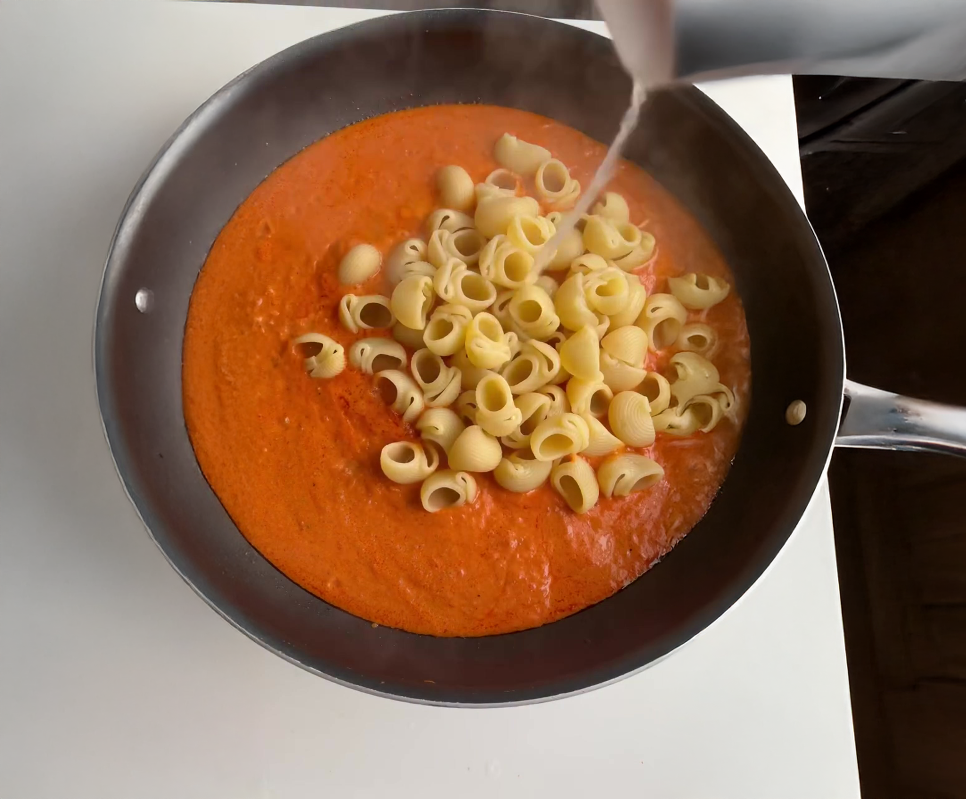 Pepperoni Chicken Parm Pasta Shells