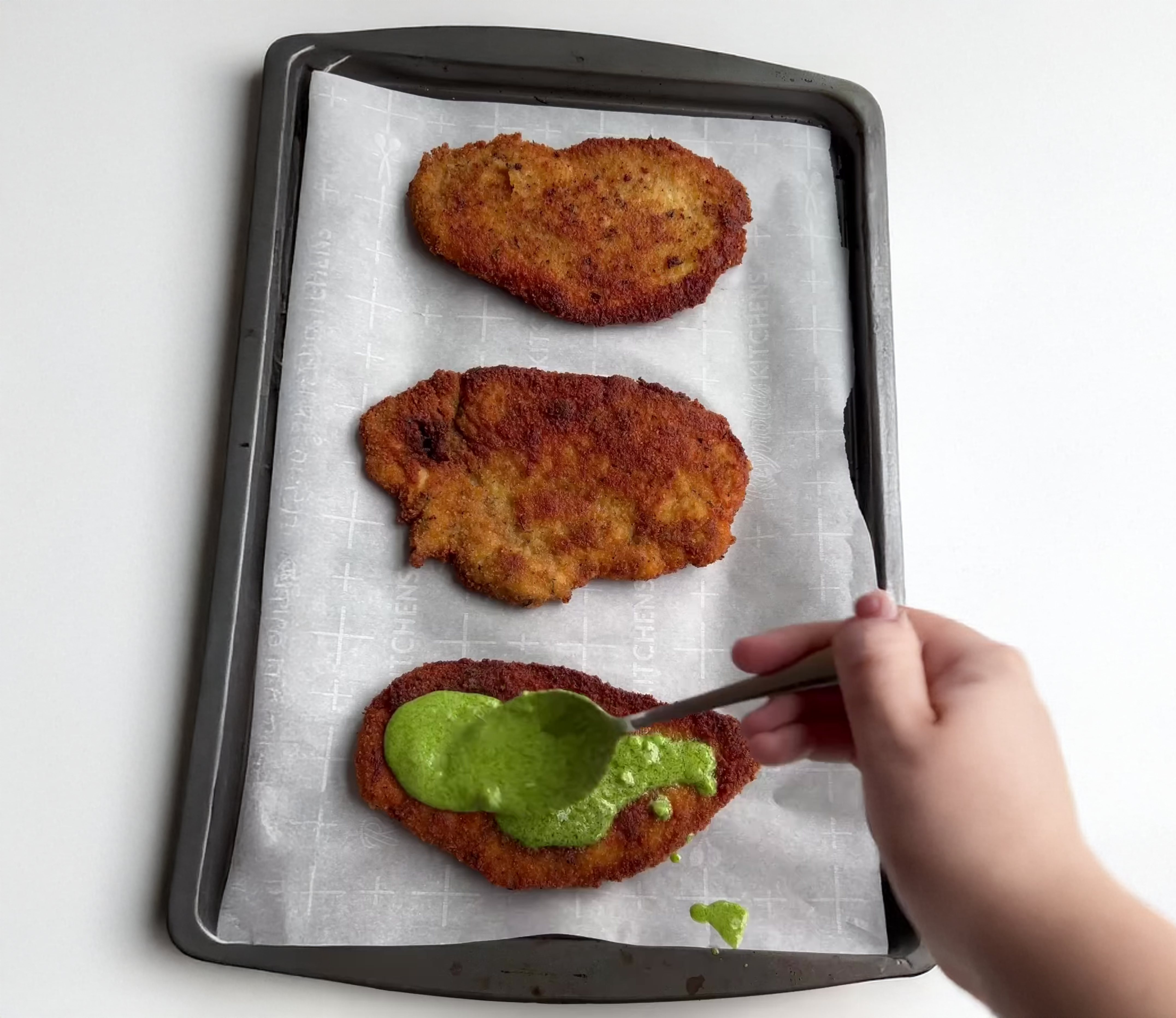 Pesto Chicken Parmesan Pasta