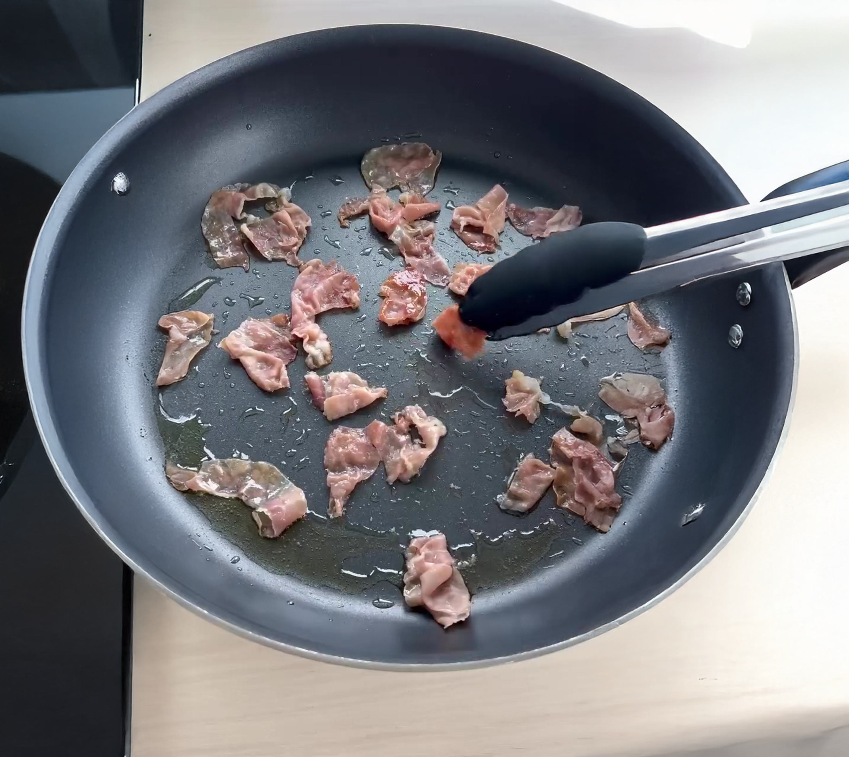 Creamy Bowtie Pasta with Peas and Prosciutto