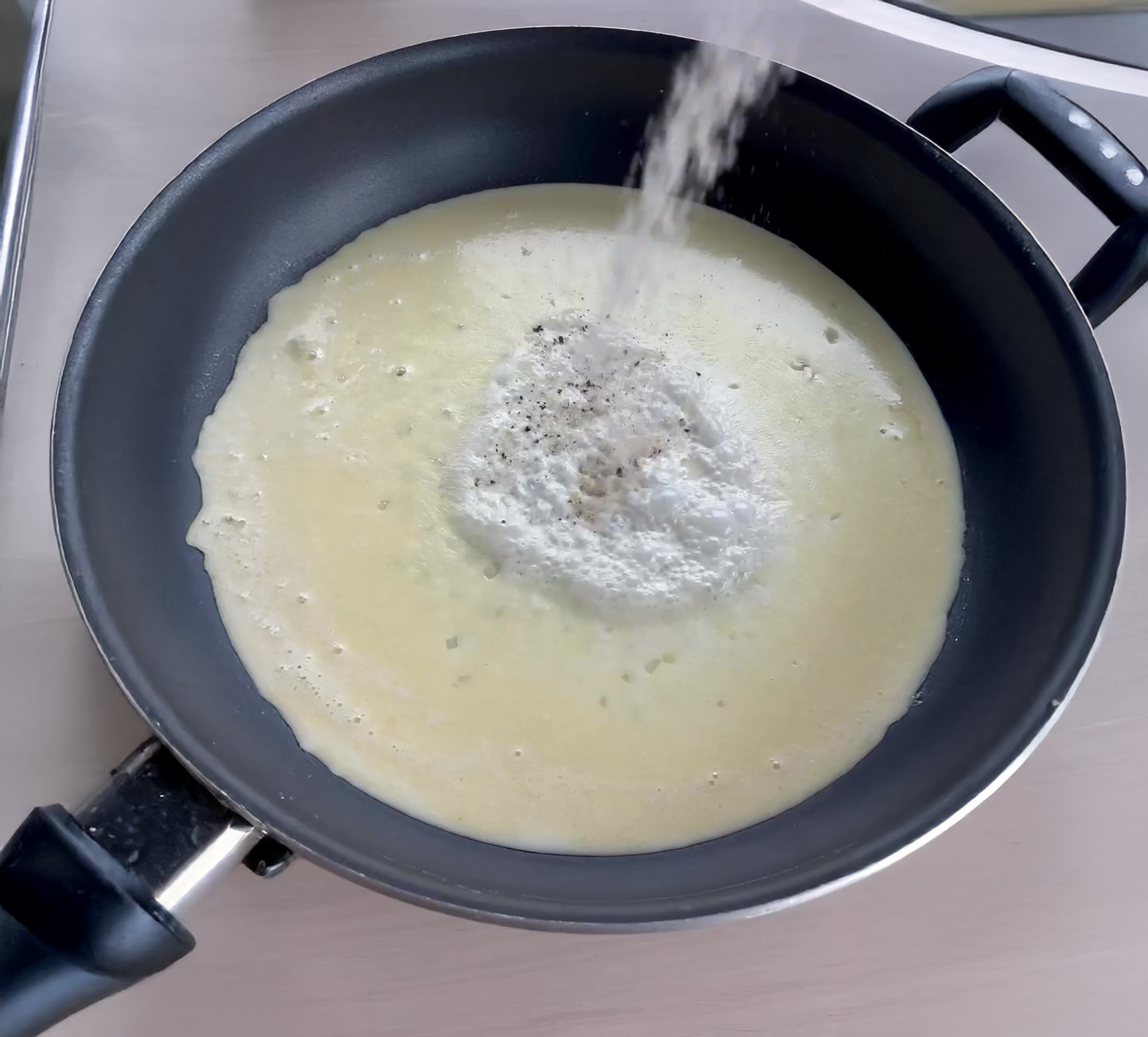 Creamy Bowtie Pasta with Peas and Prosciutto