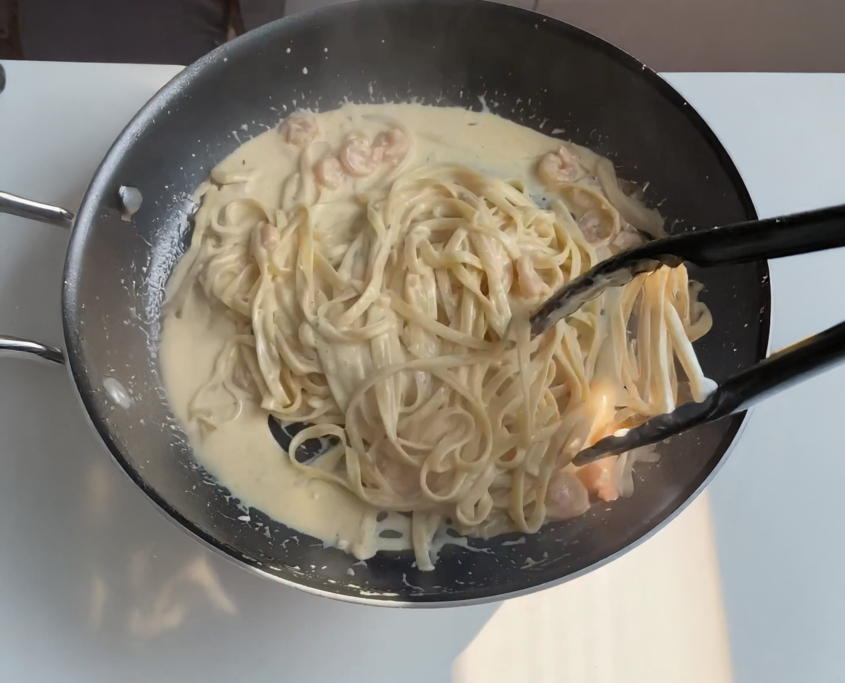 Shrimp Fettuccine Alfredo