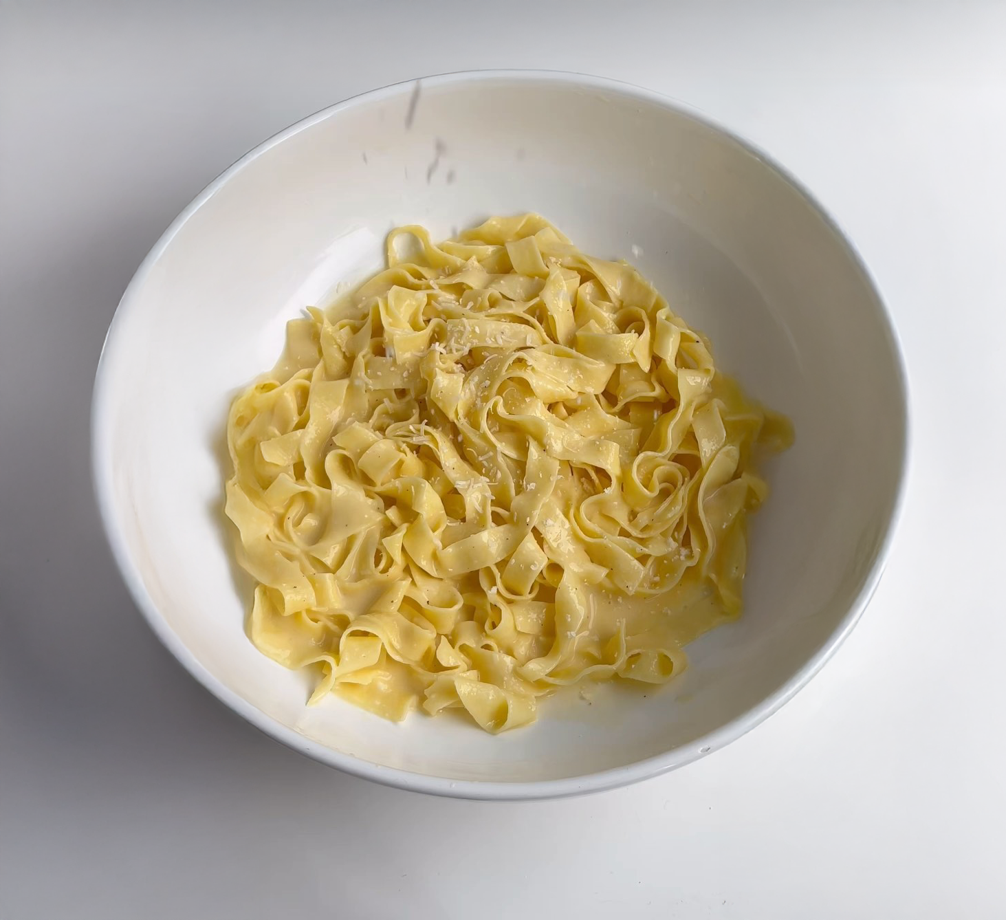 Traditional Alfredo Pasta (No Cream)