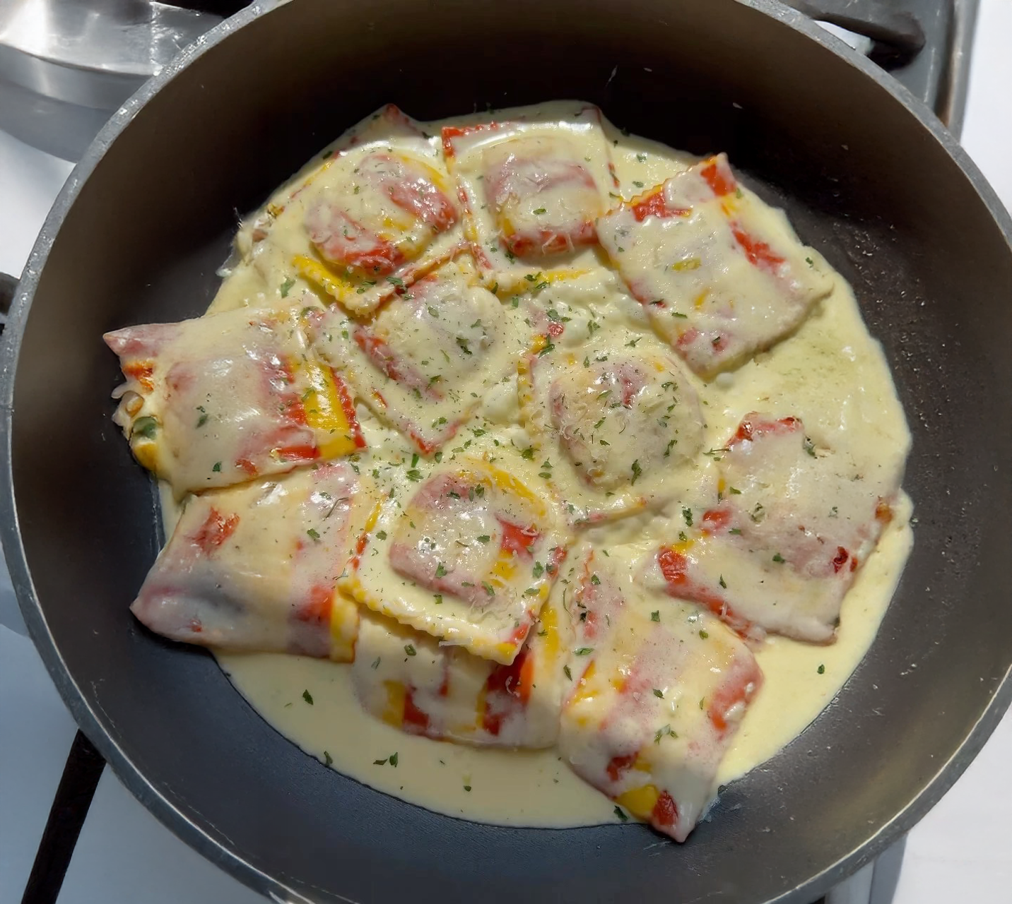 Lobster Ravioli in Alfredo Sauce cover