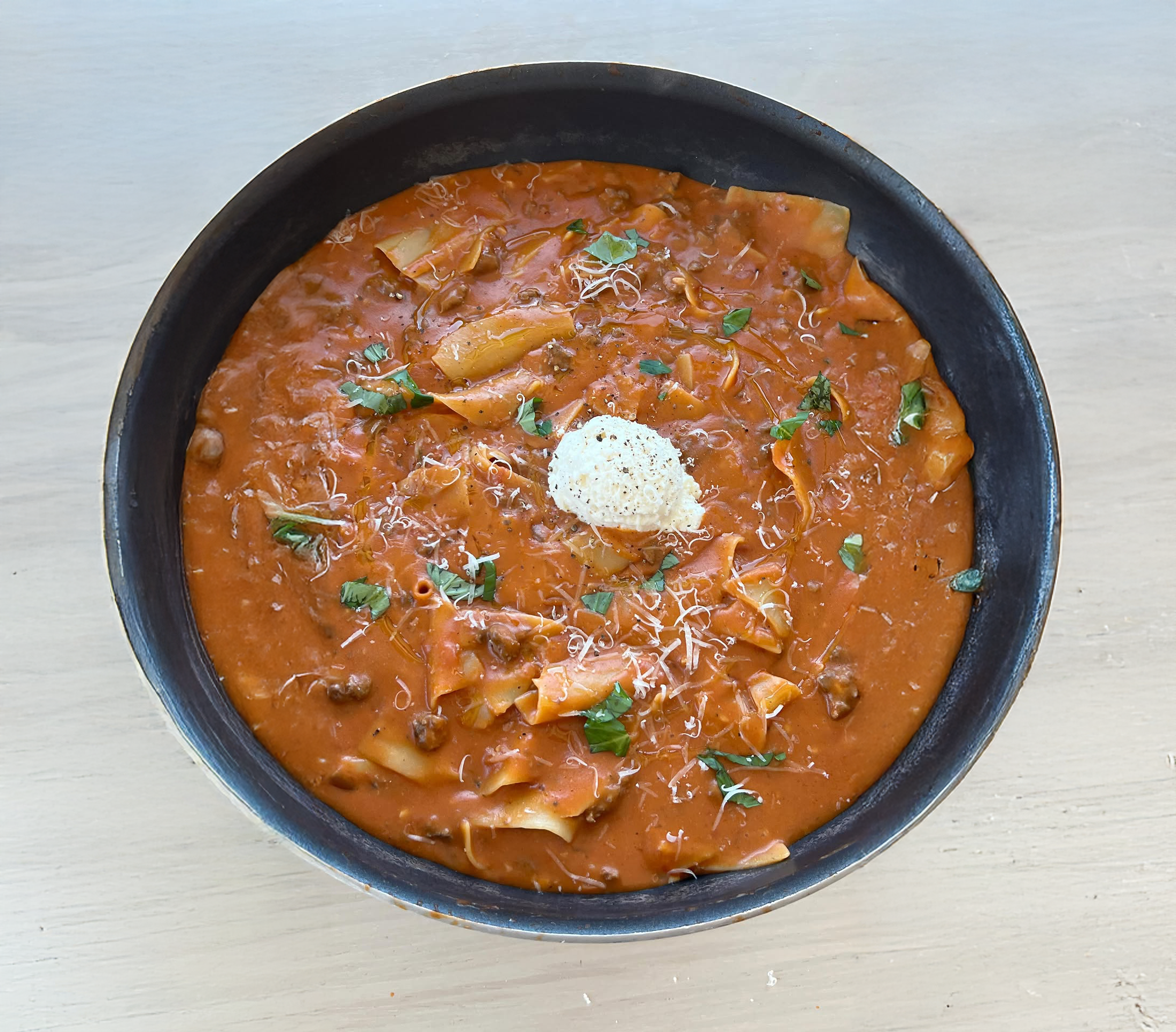 One Pot Lasagna Soup