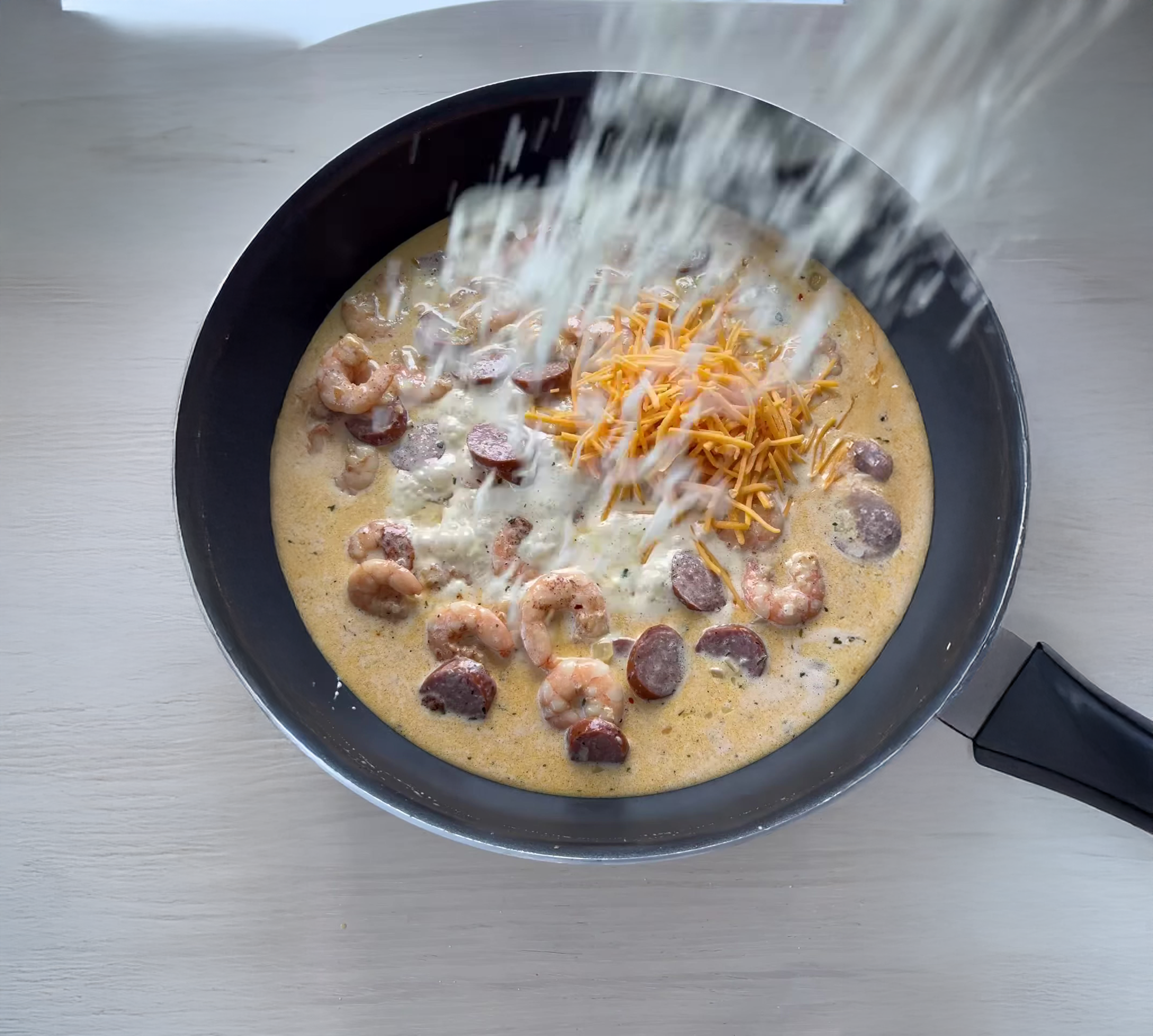 Cajun Shrimp & Sausage Pasta