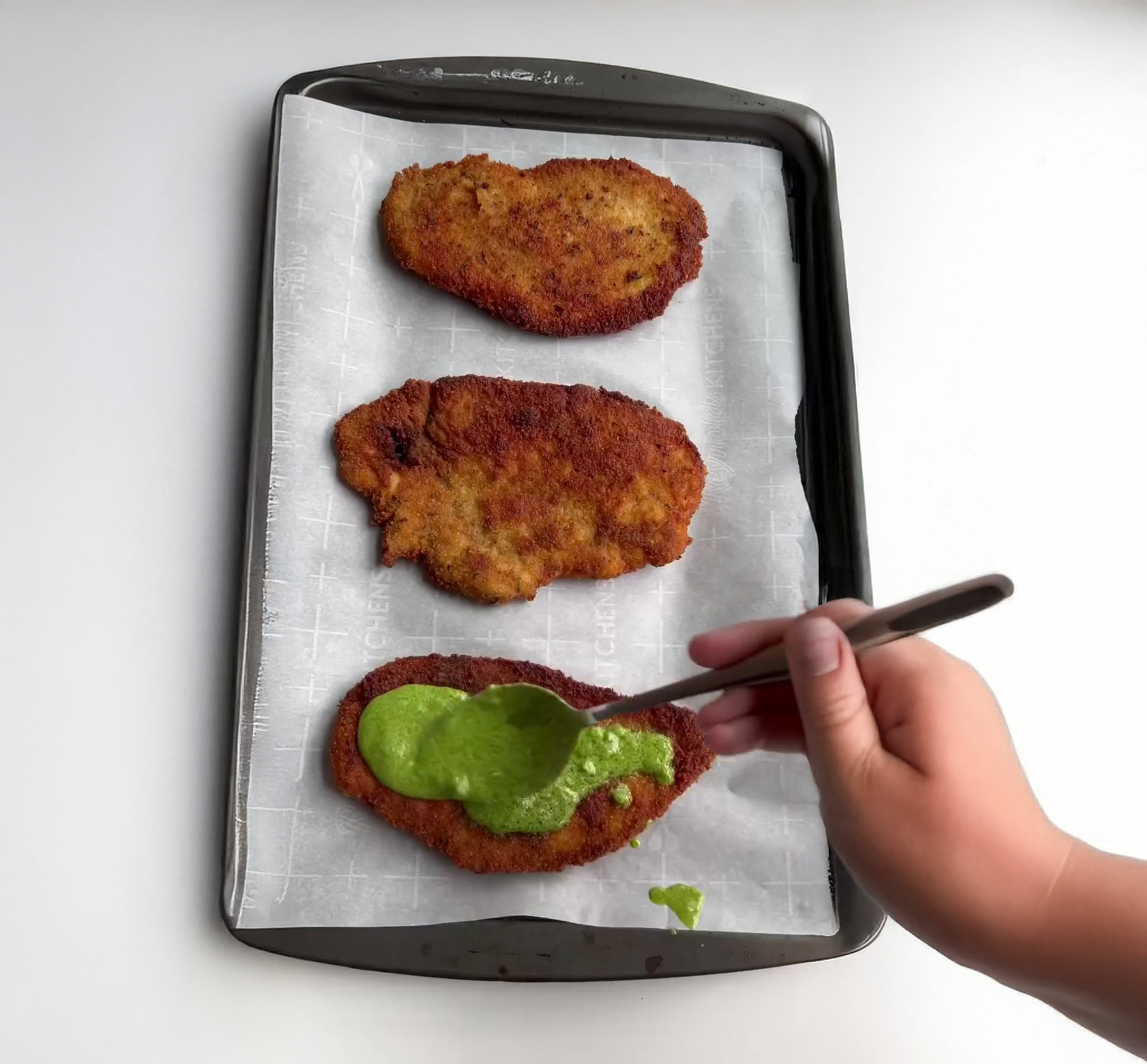 Pesto Chicken Parm Pasta