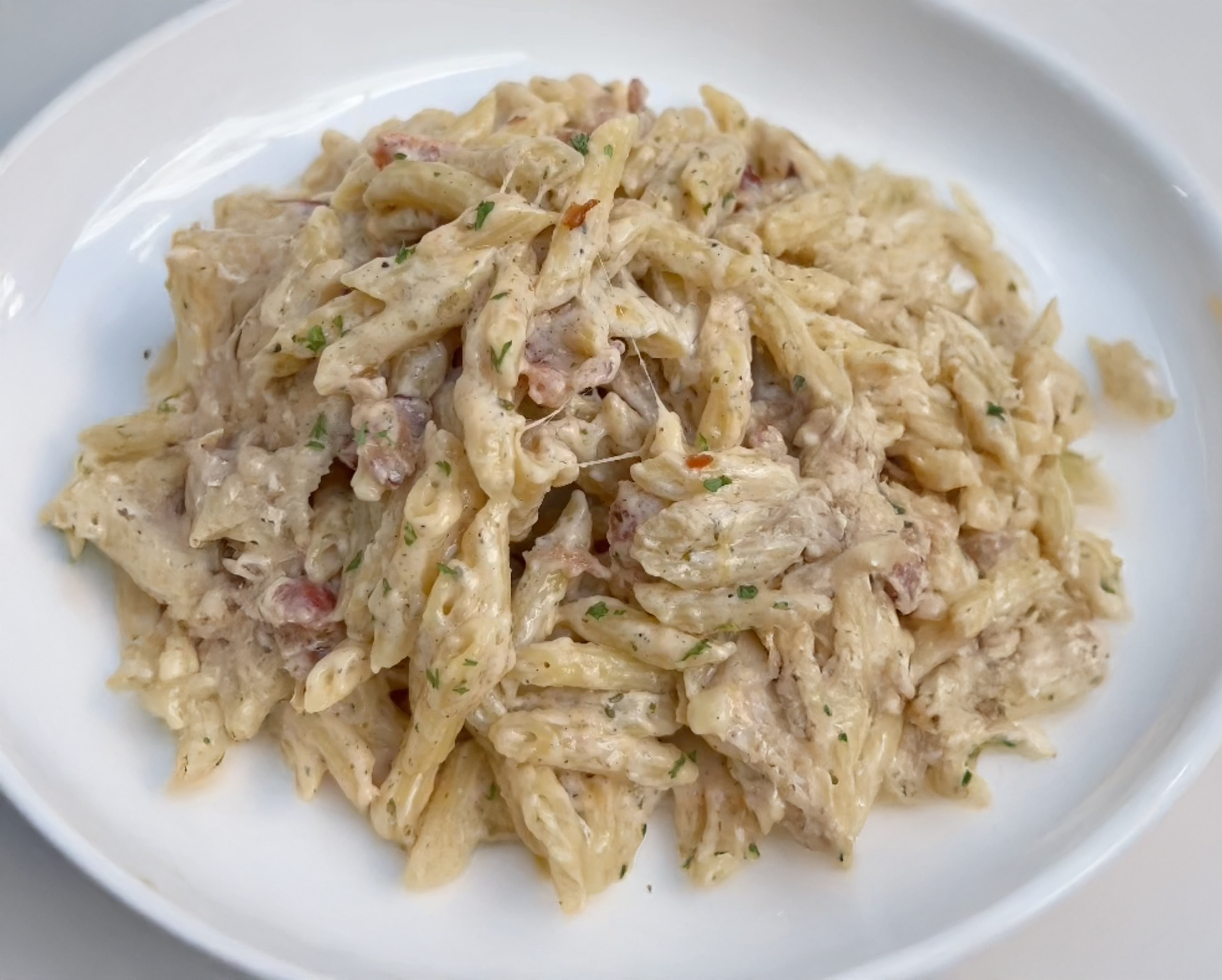 Chicken Bacon Ranch Pasta