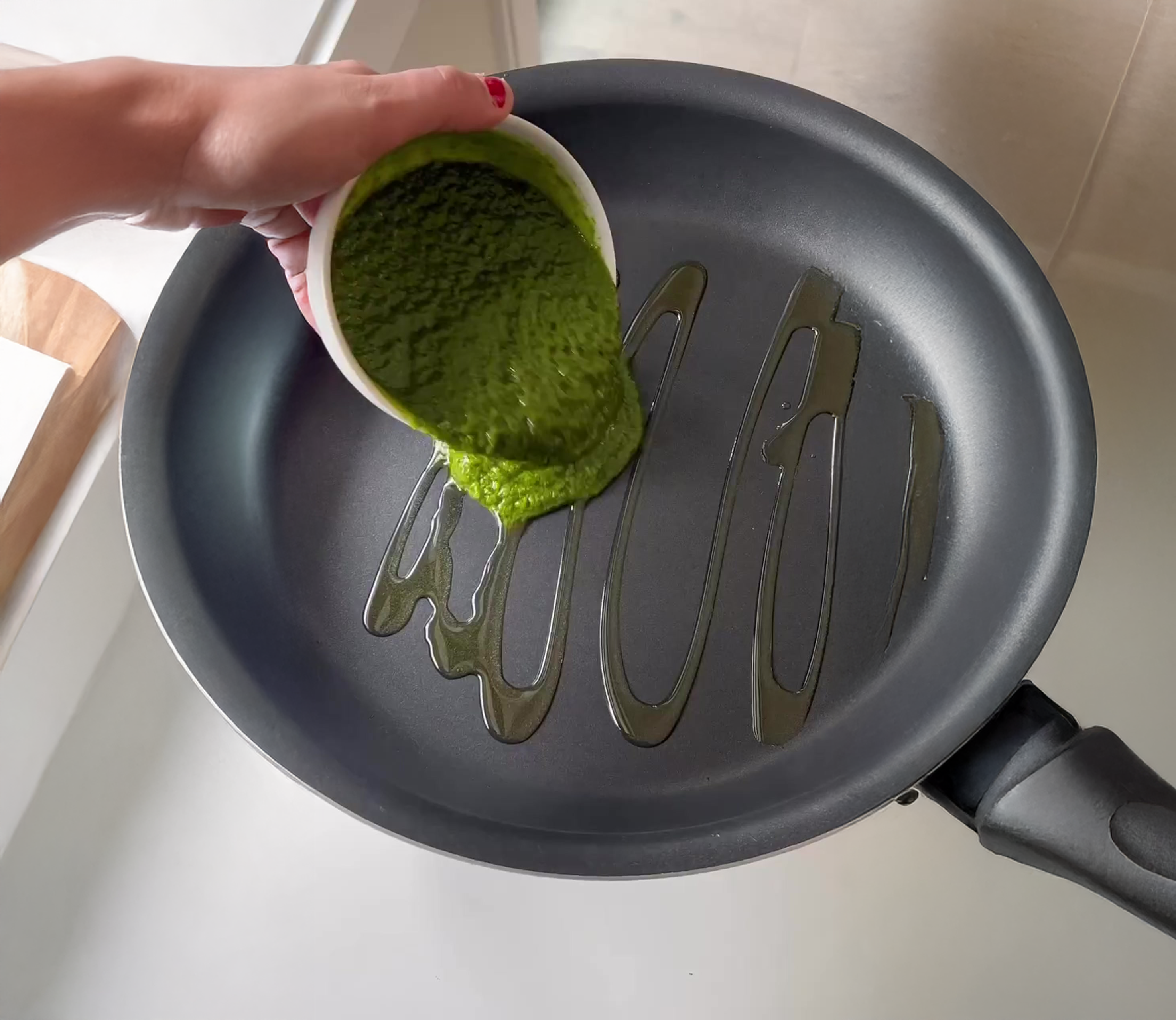 Pesto Pasta with Burrata