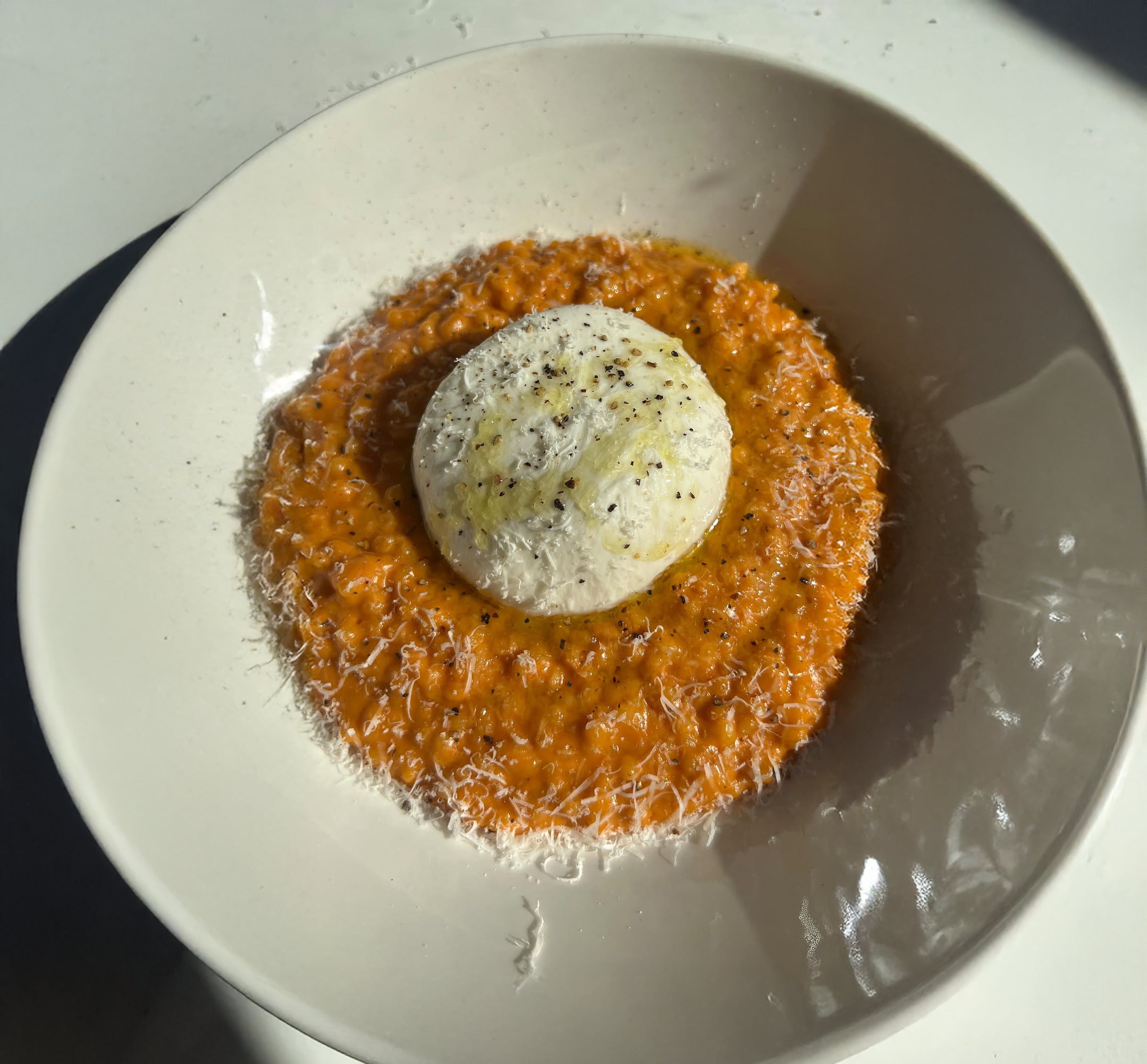 Pastina alla Vodka with Burrata cover