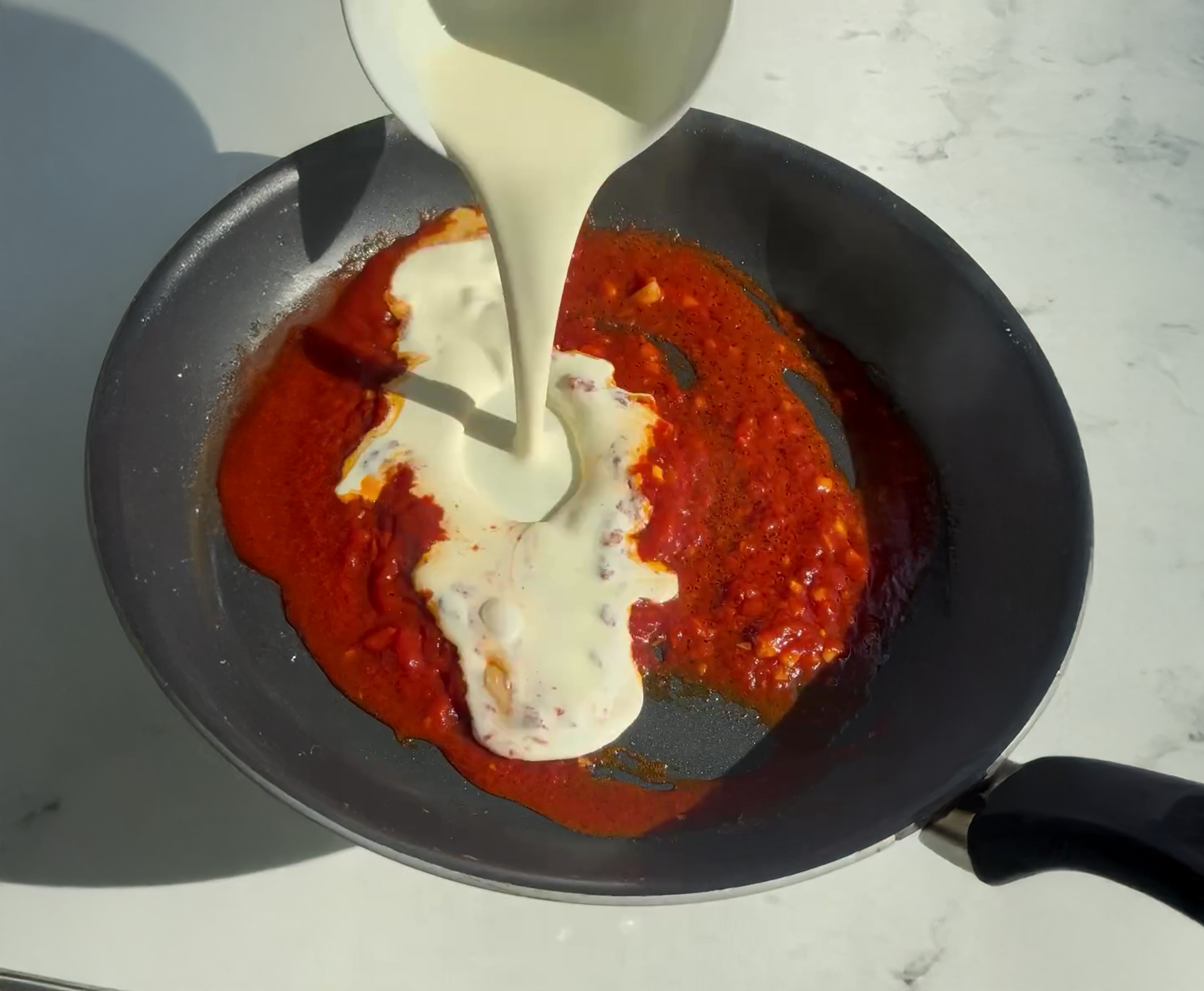 Pastina alla Vodka with Burrata