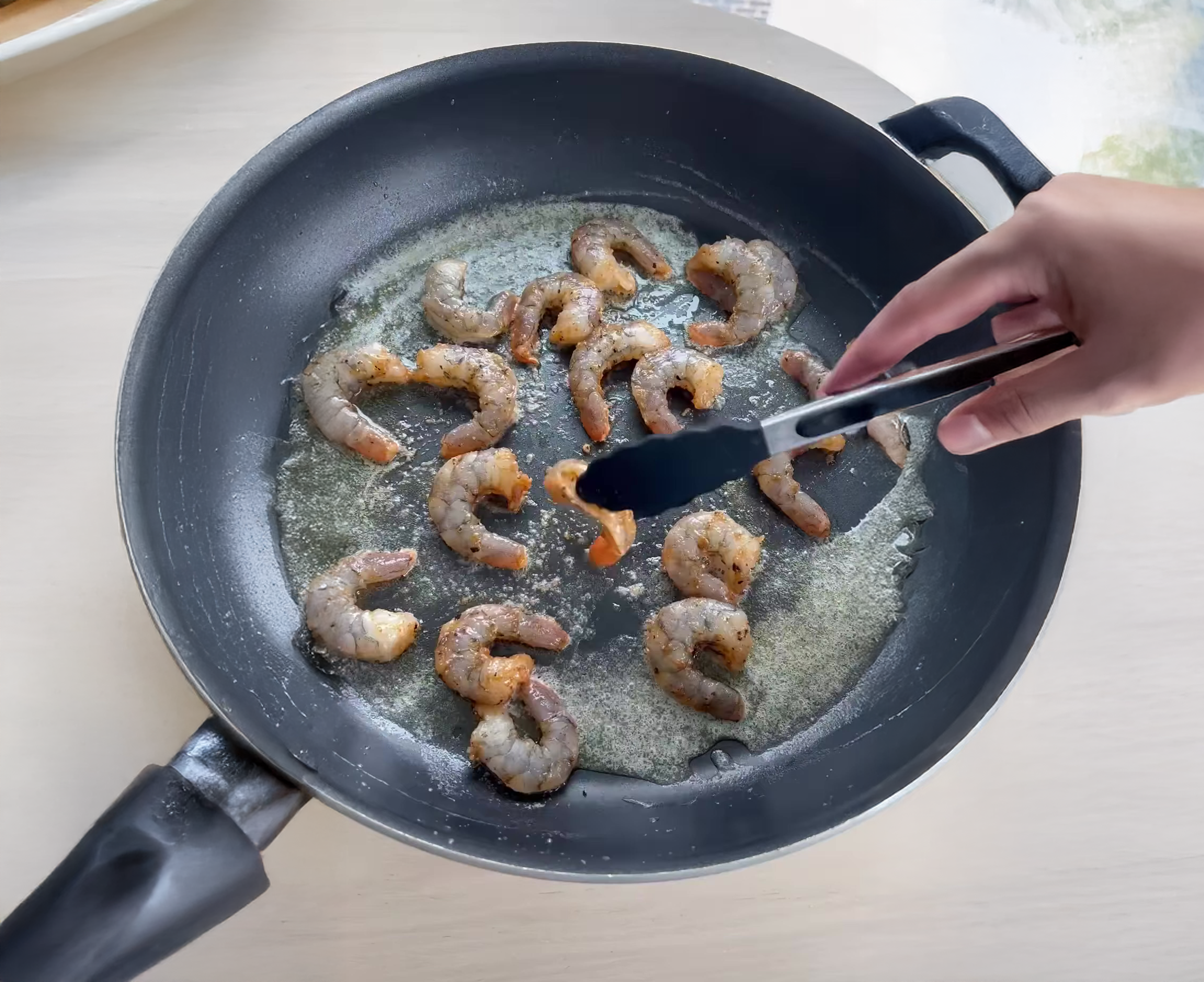Lemon Cream Shrimp Pasta