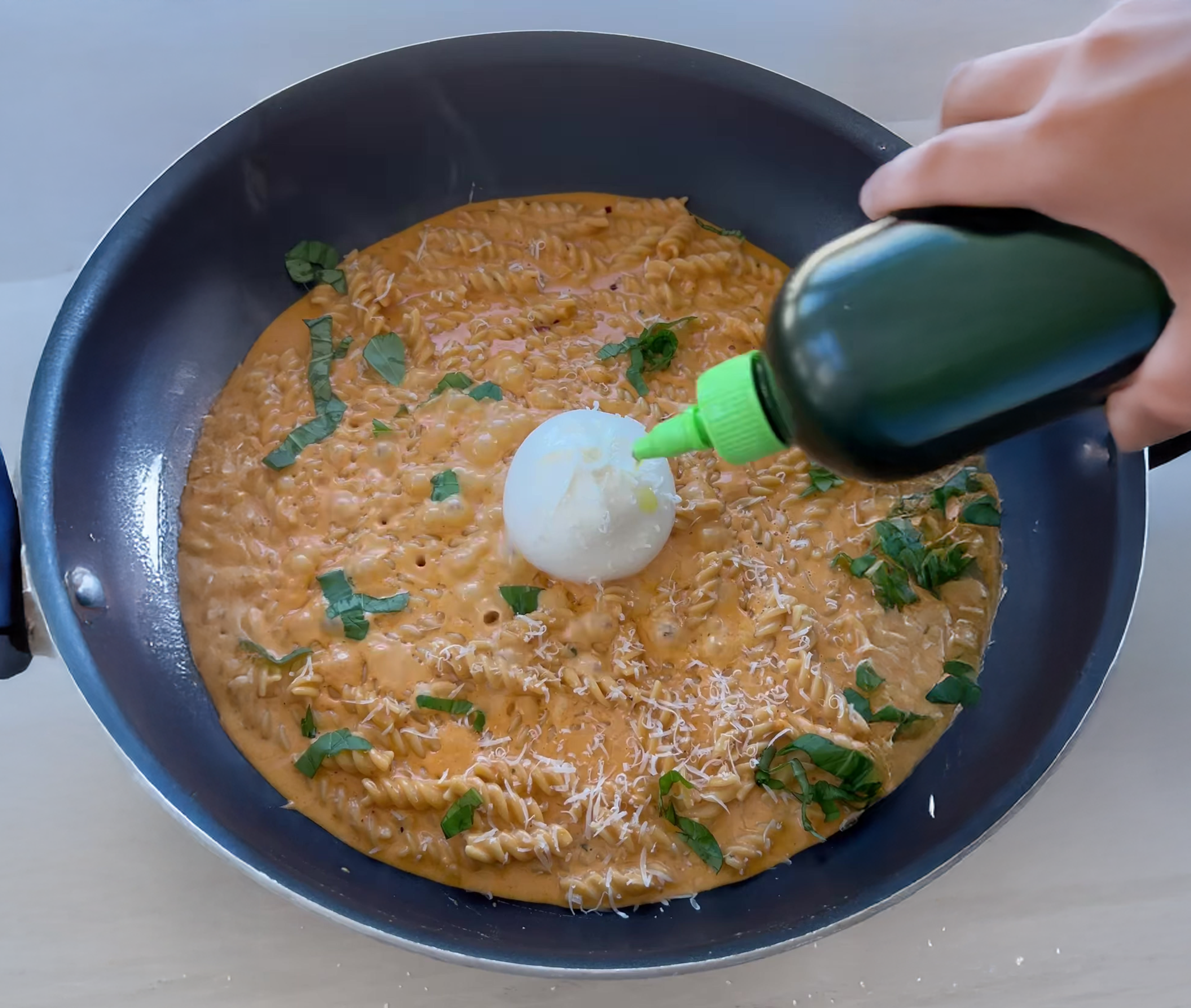 Pumpkin Vodka Burrata Pasta