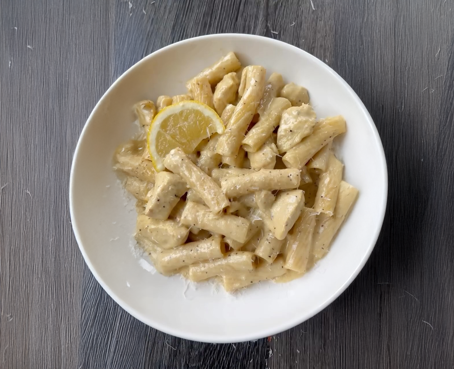 Lemon Pepper Chicken Pasta with Roasted Garlic cover
