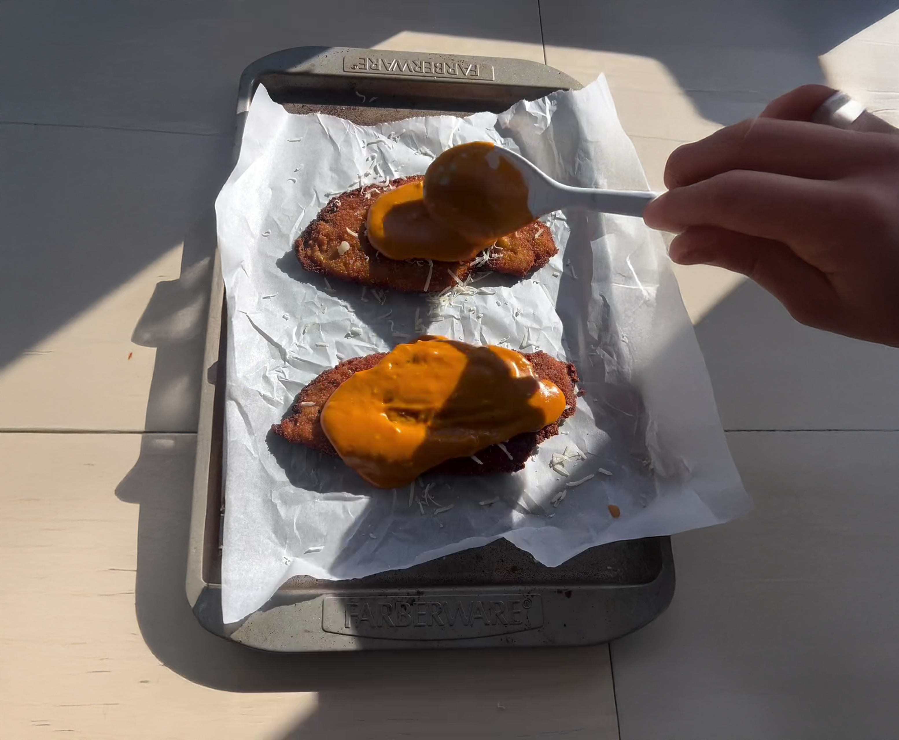 Vodka Chicken Parm Sandwich