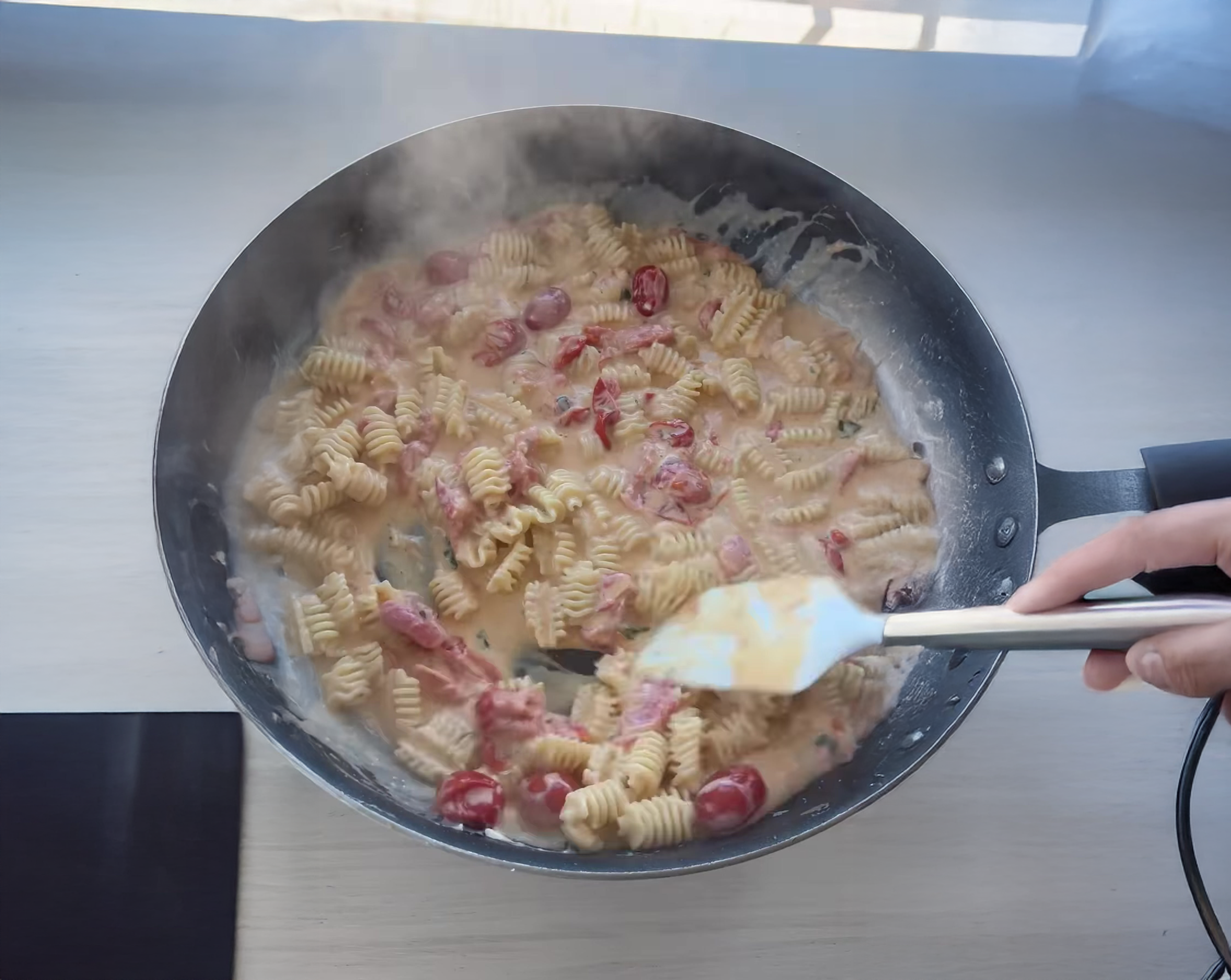 Creamy Boursin Cheese Pasta with Tomatoes