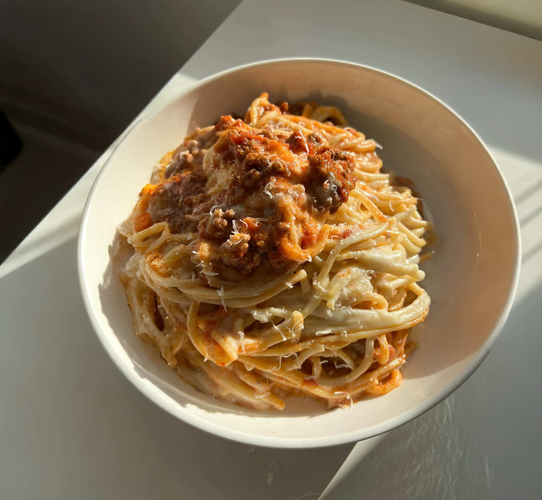 Viral Baked Spaghetti