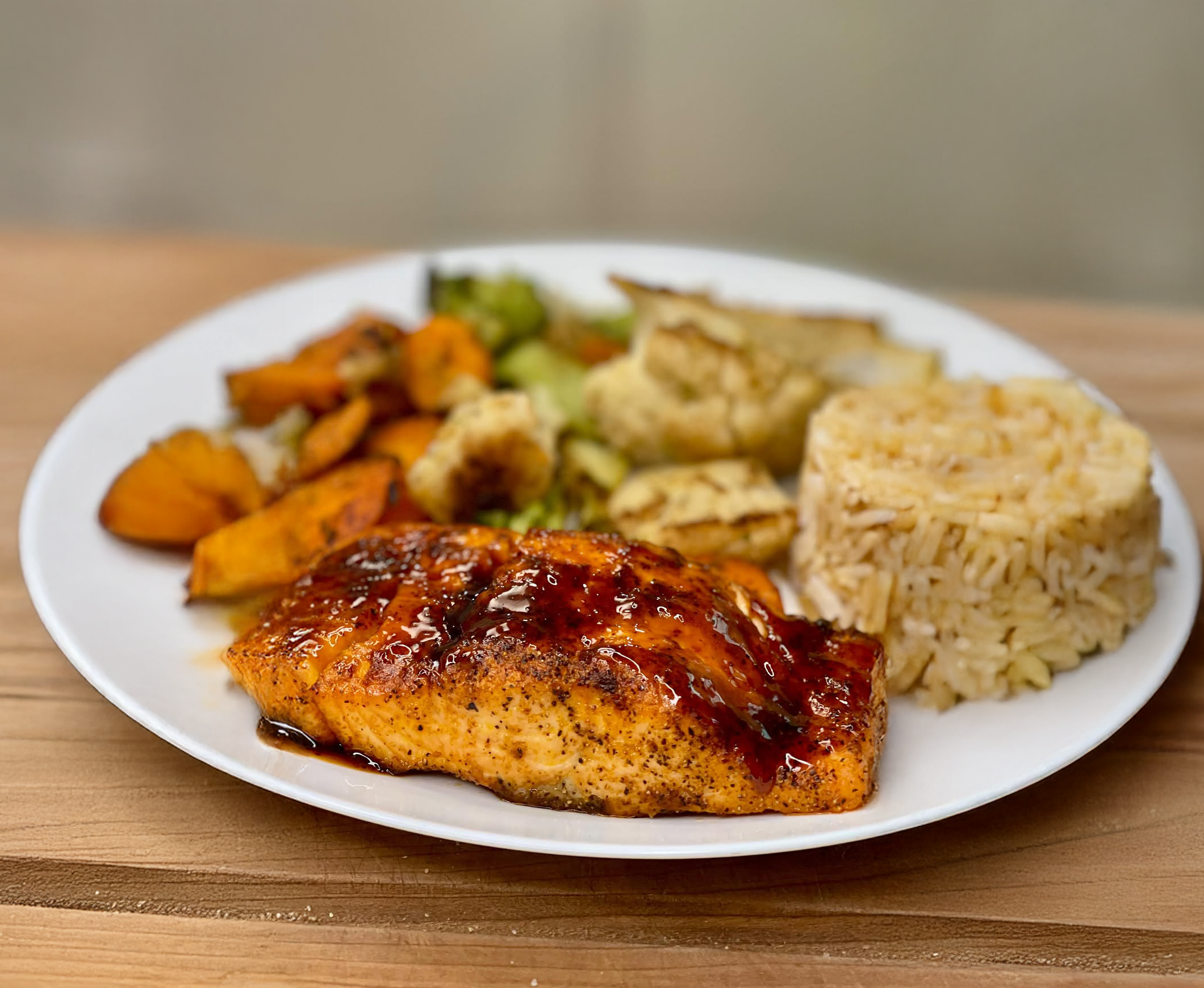 Salmon Veggie Rice Bowl cover