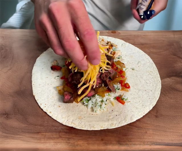 XL Half Chicken Half Steak Chipotle Burrito Meal Prep