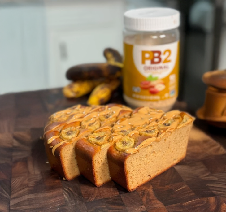 High Protein Low Cal Peanut Butter Banana Bread cover
