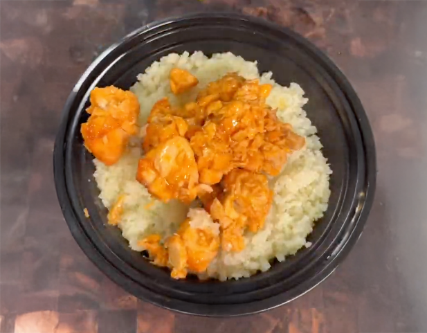 High Protein Low Cal Sriracha Honey Glazed Salmon Bowls