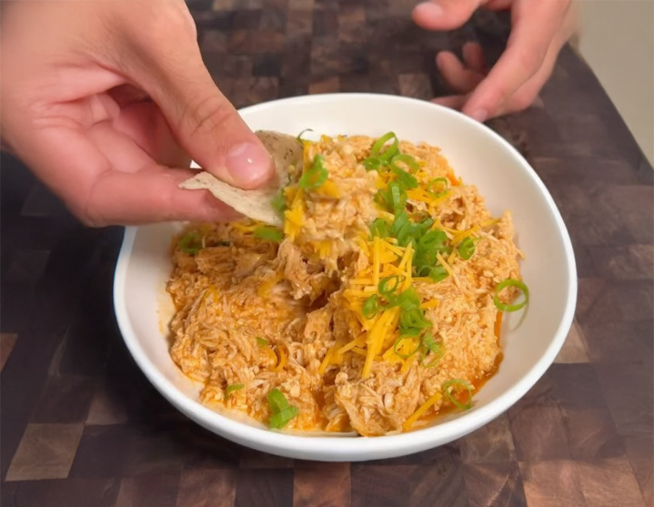 High Protein Buffalo Chicken Dip cover