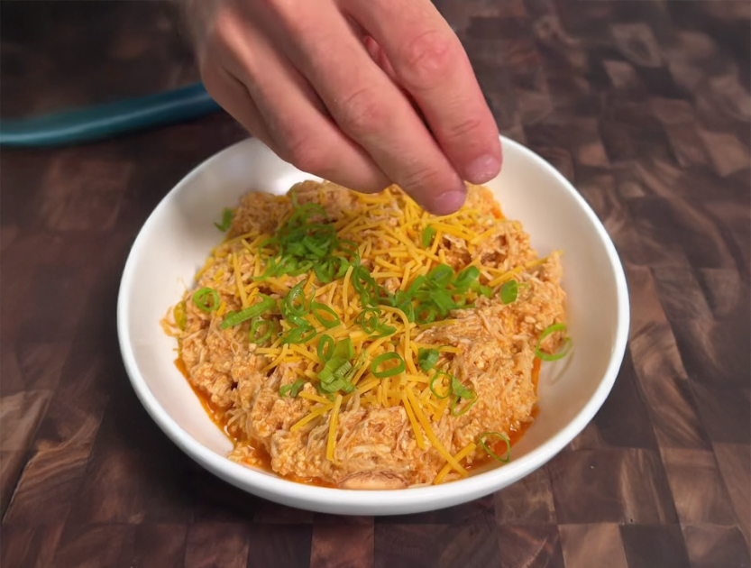 High Protein Buffalo Chicken Dip