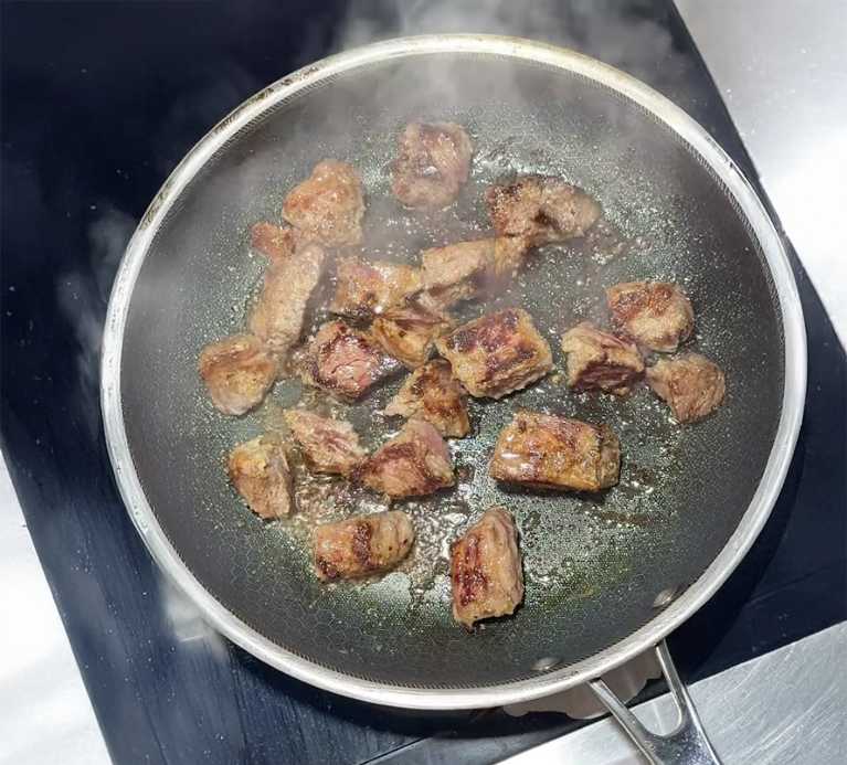 Garlic Herb Steak & Parmesan Potato Bowls