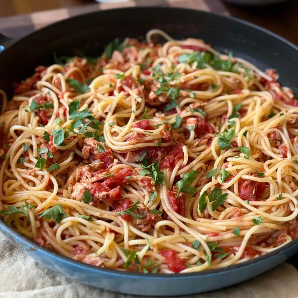 Easy Tuna & Tomato Pasta cover