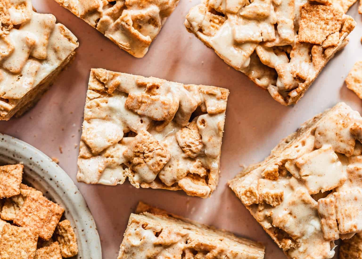 Small Batch Cinnamon Toast Crunch Marshmallow Treats