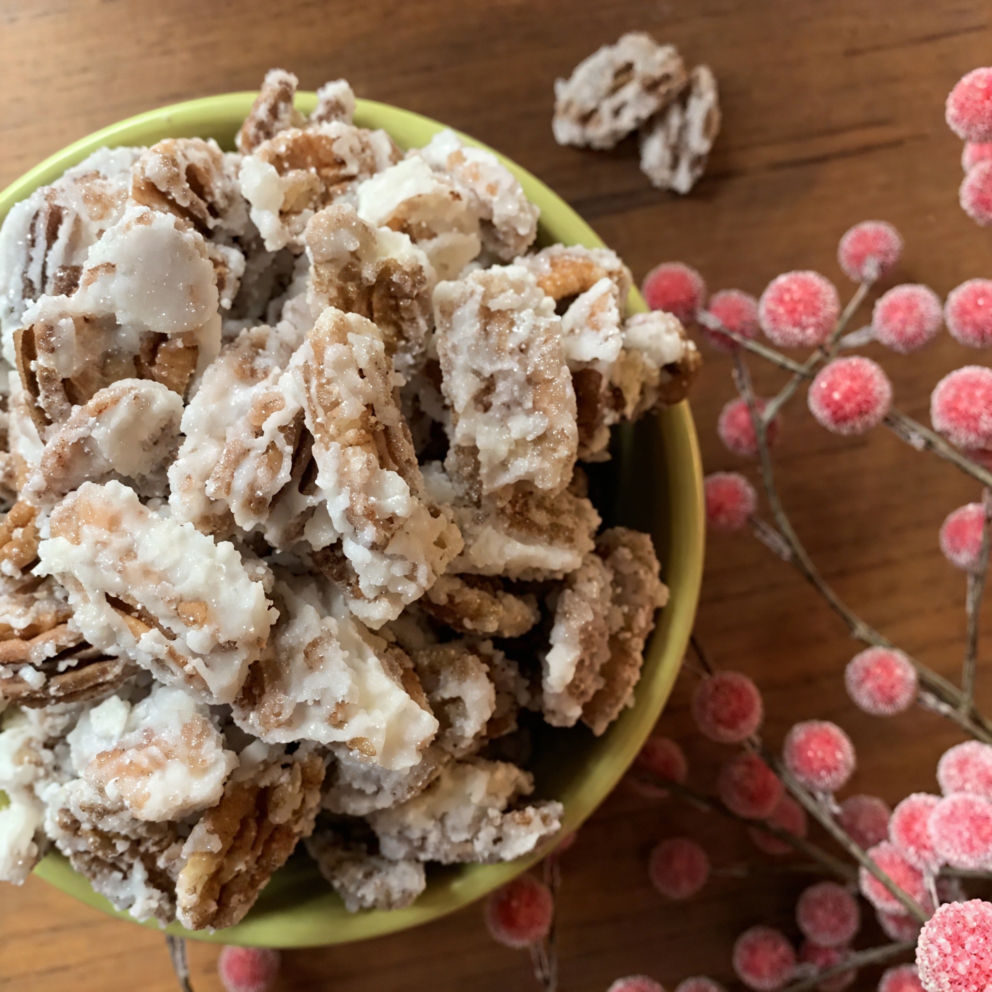 Maple Candied Pecans