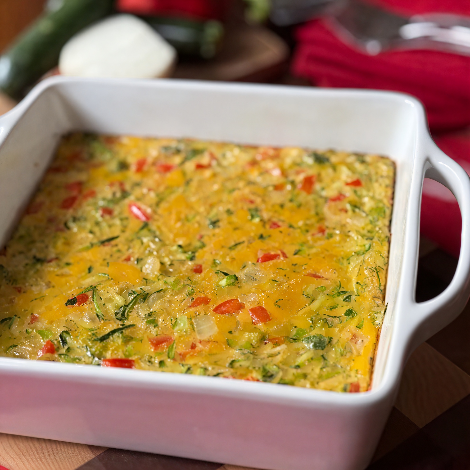 Red & Green Christmas Casserole