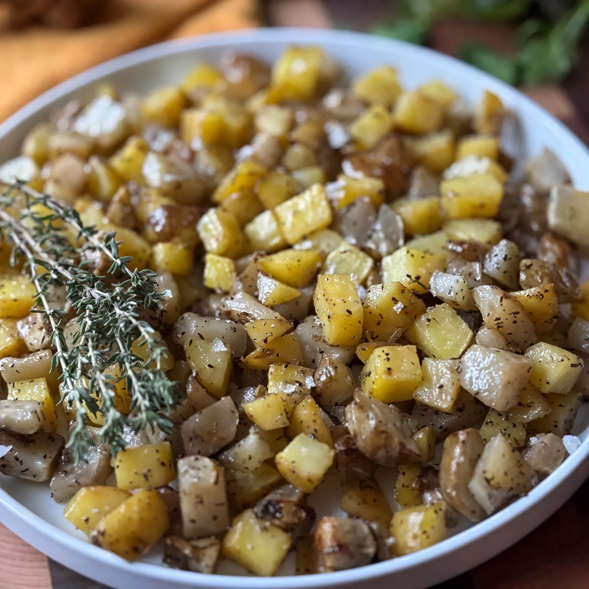 Roasted Sunchokes with Potatoes