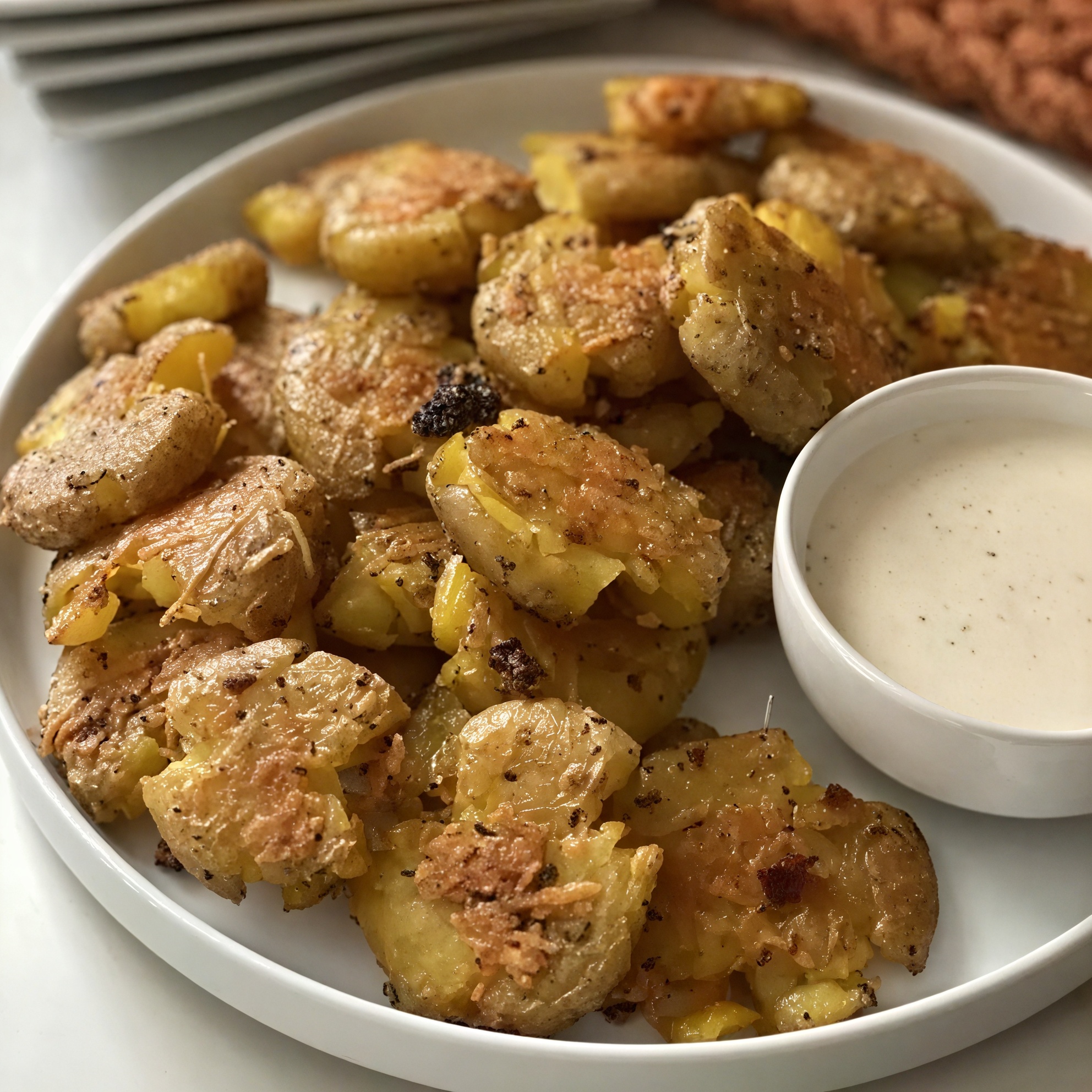 Rosemary Garlic Smashed Potatoes cover