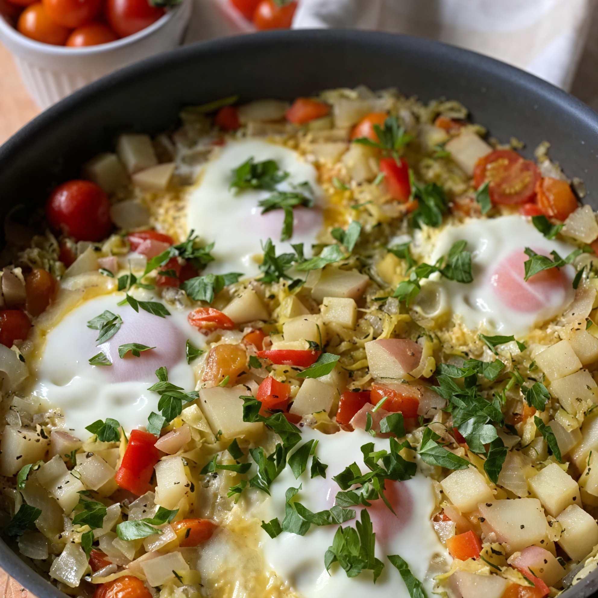 Zucchini & Tomato Breakfast Skillet cover