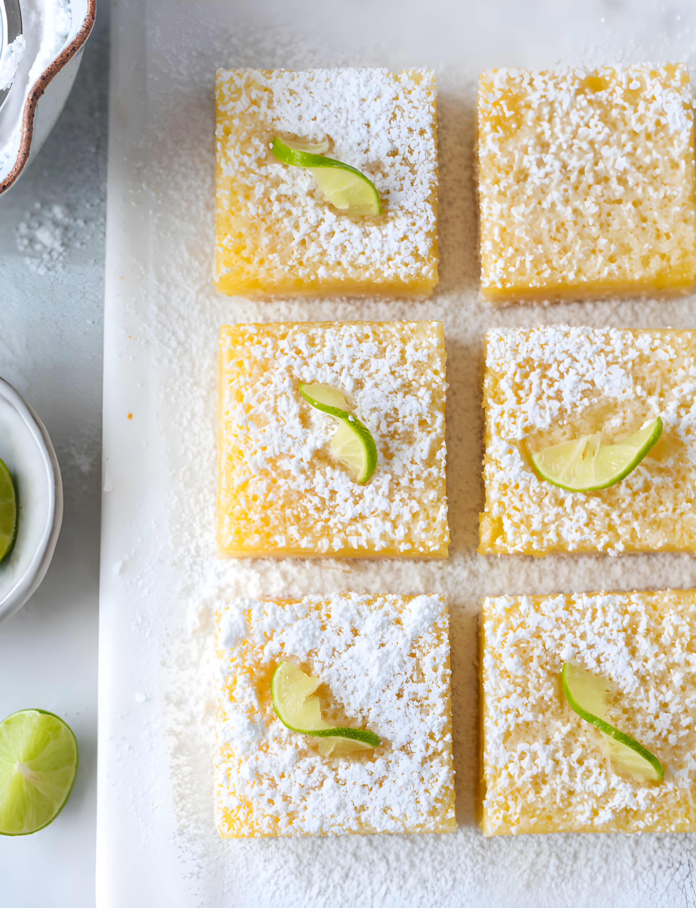 Key Lime Shortbread Bars