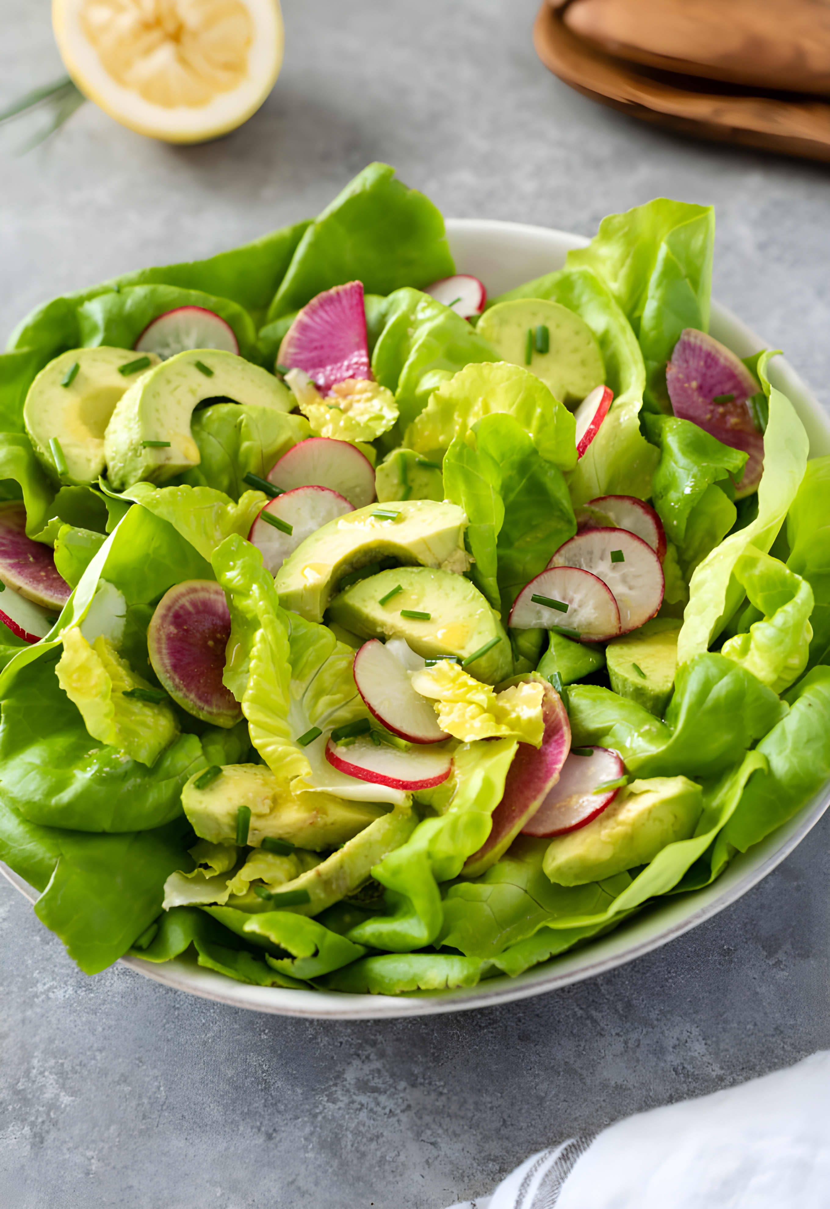 Butter Lettuce Salad with Avocado